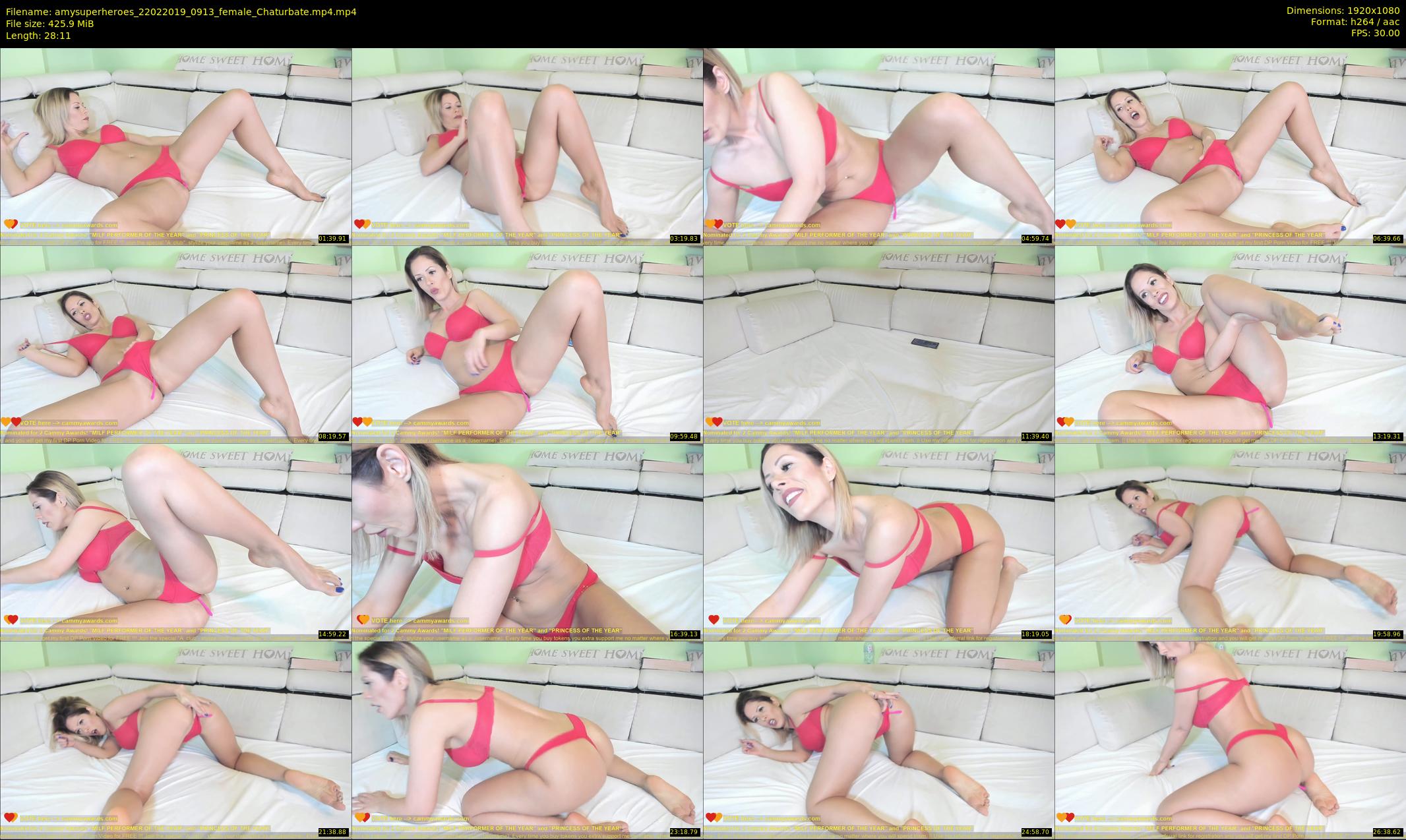 amysuperheroes — 29 minute Chaturbate female cam show recording, 1080p, Feb 22, 2019