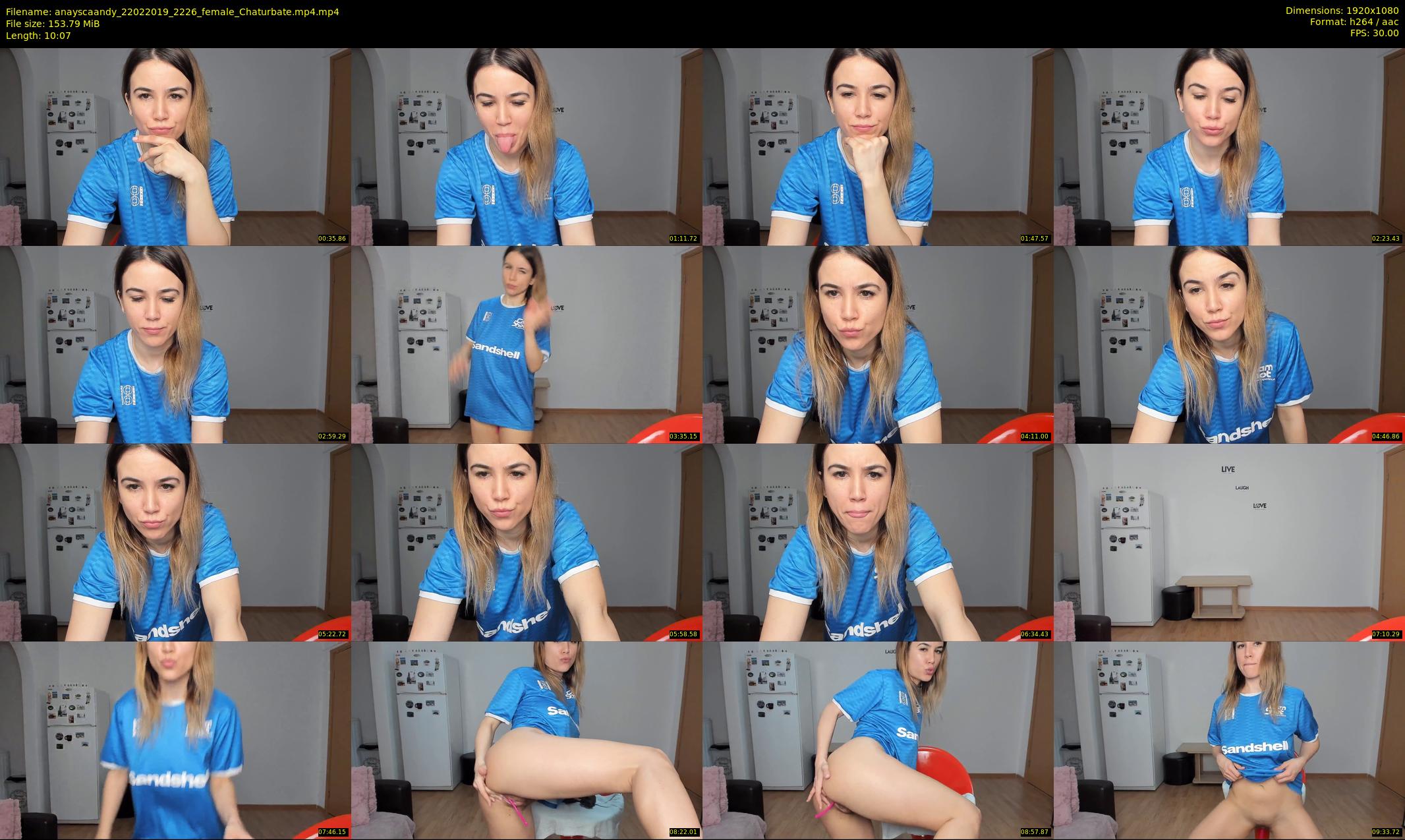 anayscaandy — 11 minute Chaturbate female cam show recording, 1080p, Feb 22, 2019