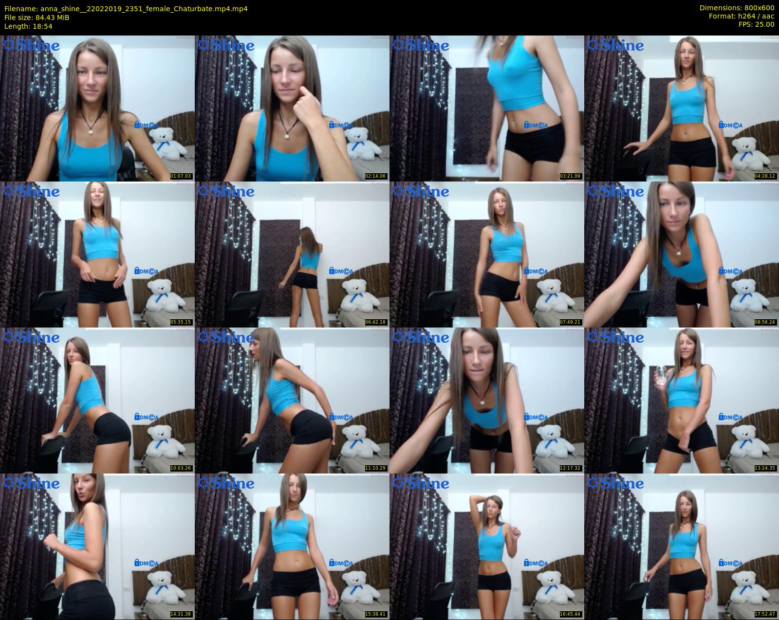 anna_shine_ — 19 minute Chaturbate female cam show recording, 480p, Feb 22, 2019