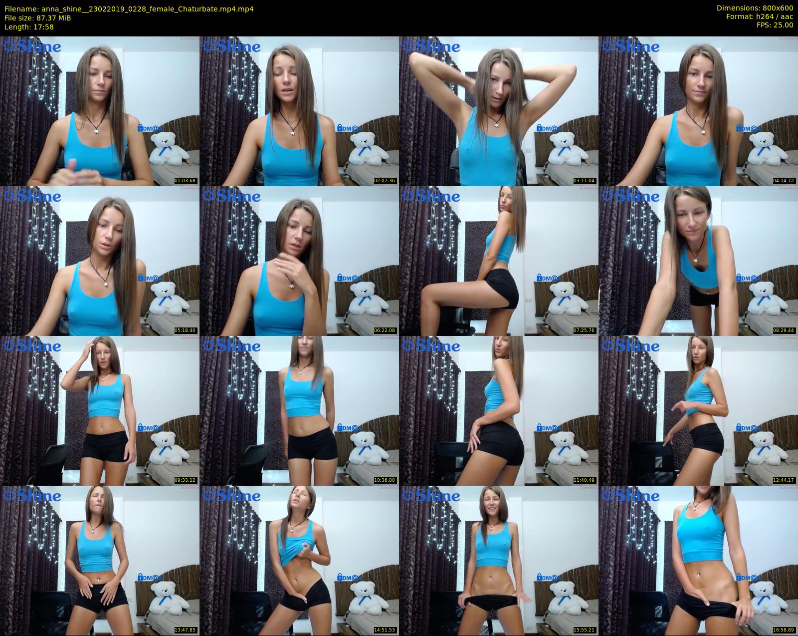 anna_shine_ — 18 minute Chaturbate female cam show recording, 480p, Feb 23, 2019