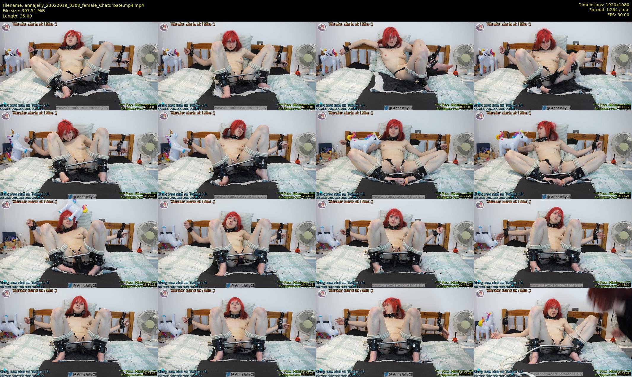 annajelly — 35 minute Chaturbate couple cam show recording, 1080p, Feb 23, 2019