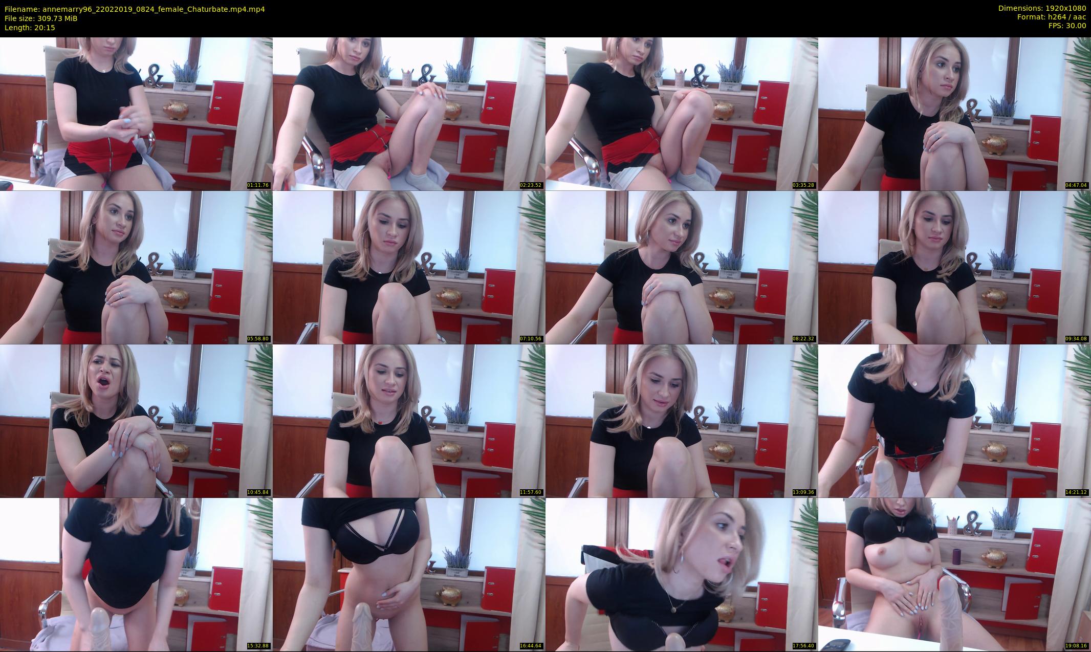 annemarry96 — 21 minute Chaturbate female cam show recording, 1080p, Feb 22, 2019