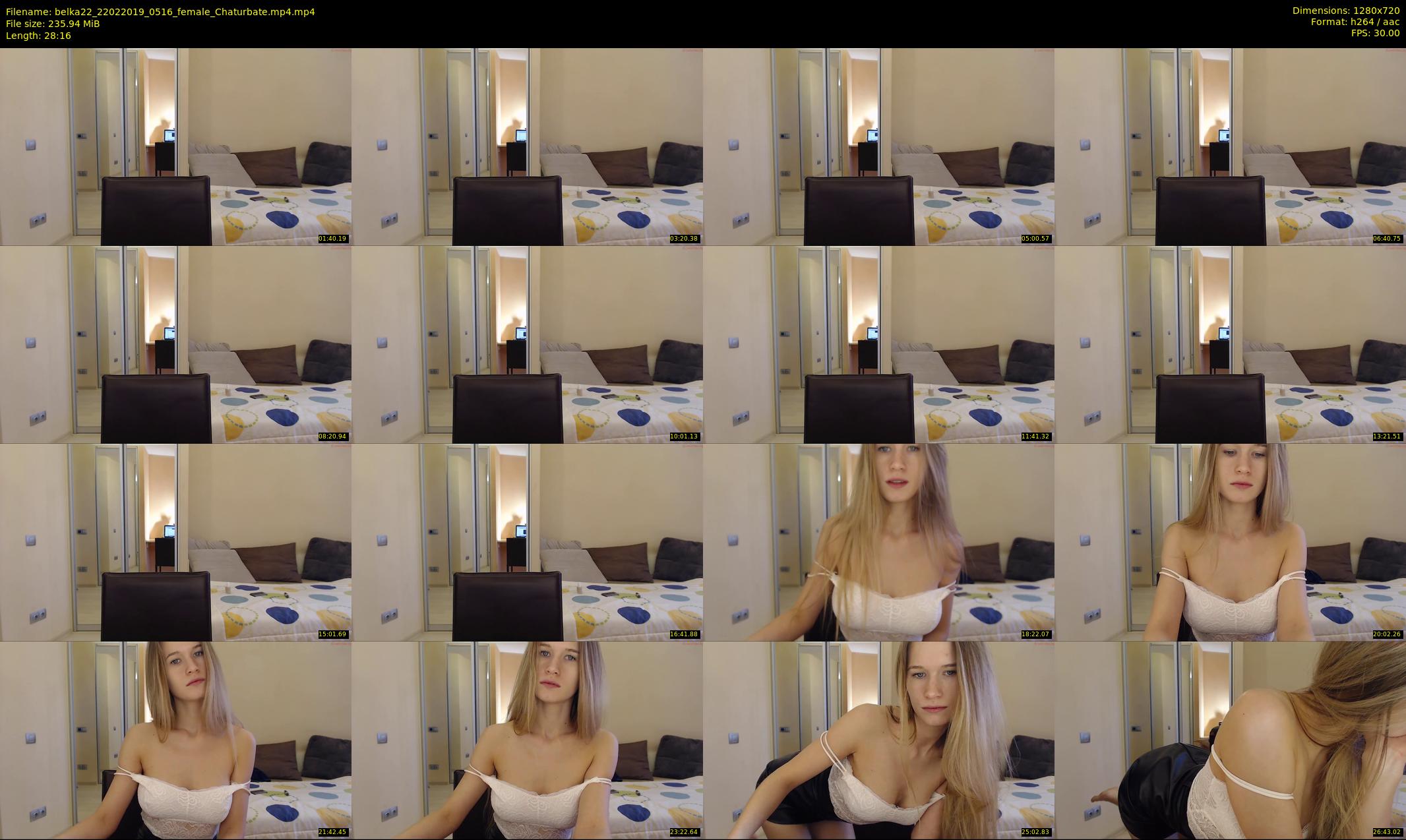 belka22 — 29 minute Chaturbate female cam show recording, 720p, Feb 22, 2019