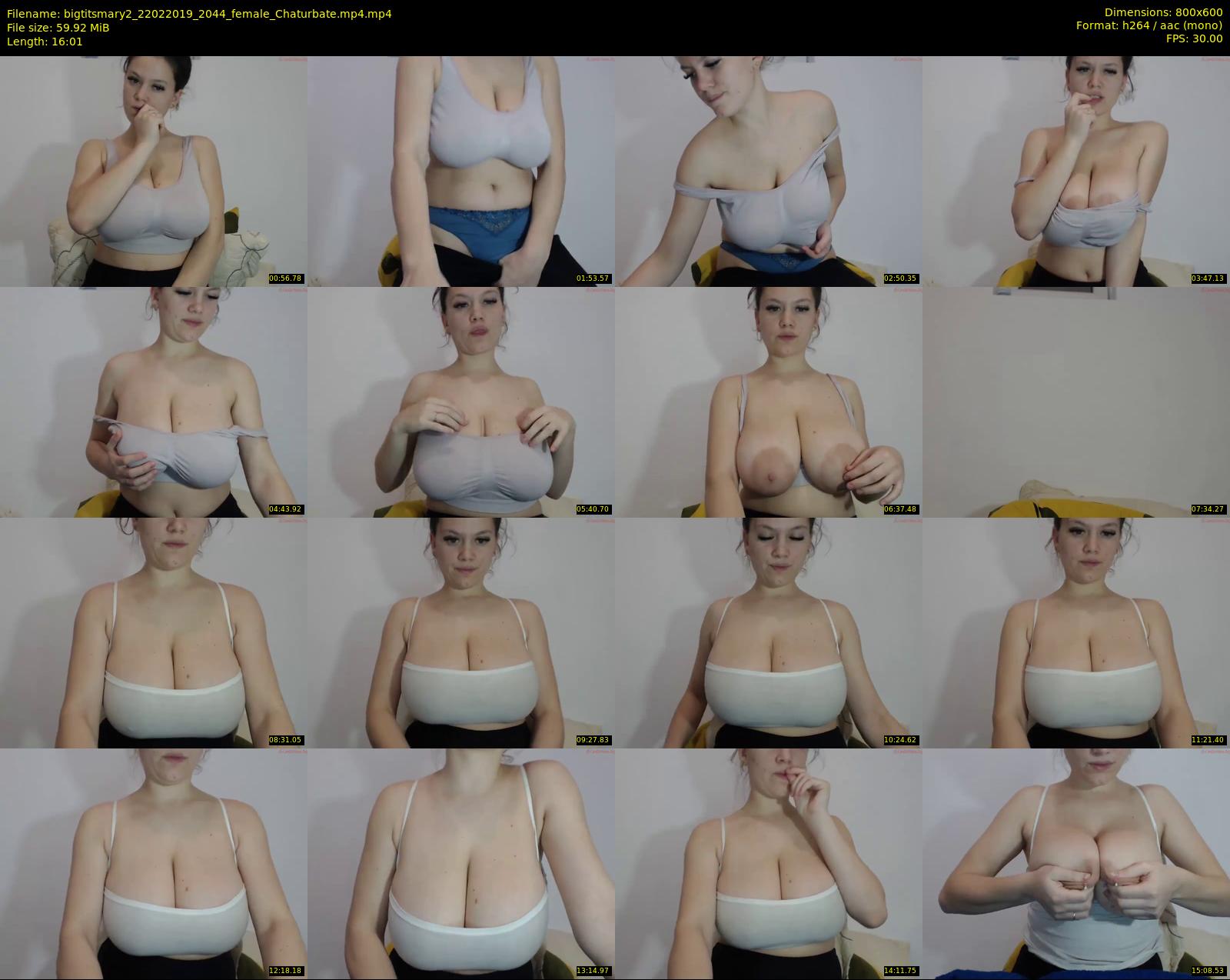 bigtitsmary2 — 17 minute Chaturbate female cam show recording, 480p, Feb 22, 2019