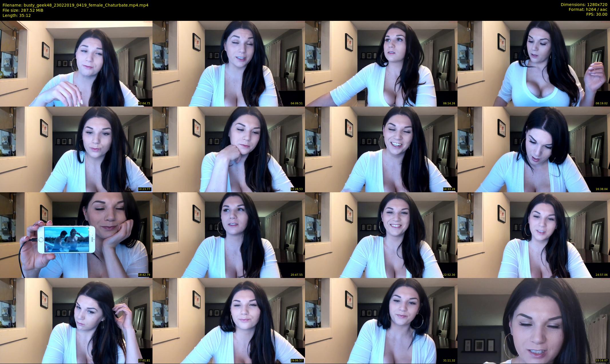 busty_geek48 — 36 minute Chaturbate female cam show recording, 720p, Feb 23, 2019