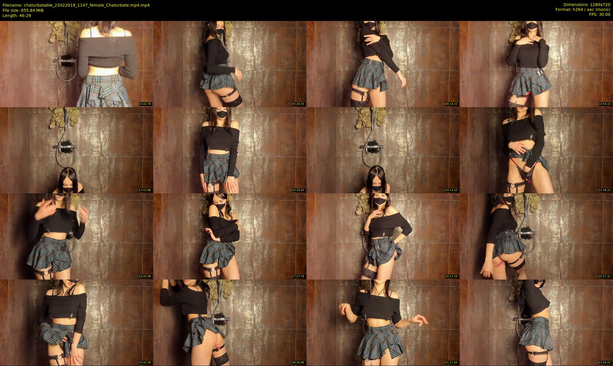 chaturbatable — 47 minute Chaturbate couple cam show recording, 720p, Feb 22, 2019