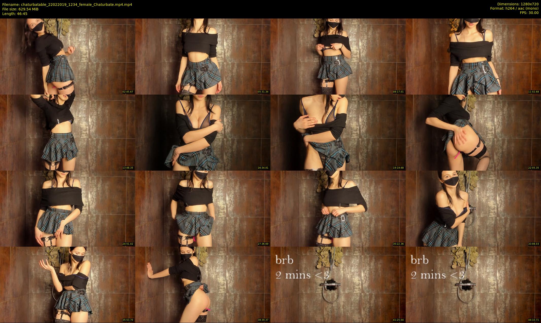 chaturbatable — 47 minute Chaturbate couple cam show recording, 720p, Feb 22, 2019