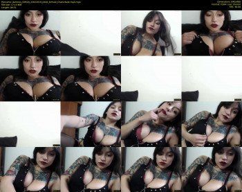 darknes_lilith18 — 9 minute Chaturbate female cam show recording, 480p, Feb 23, 2019