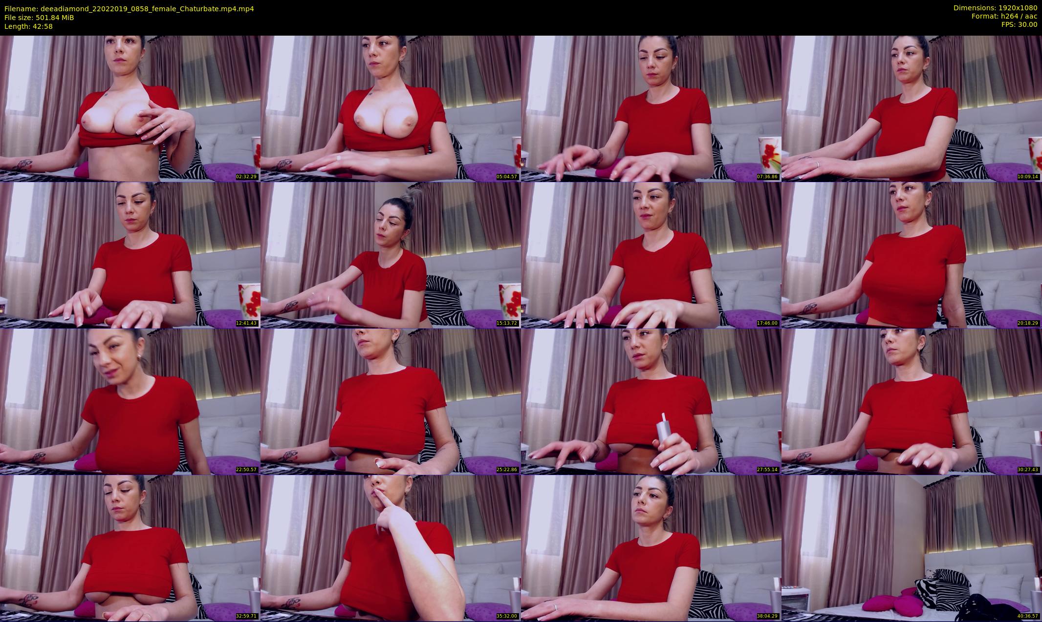 deeadiamond — 43 minute Chaturbate female cam show recording, 1080p, Feb 22, 2019