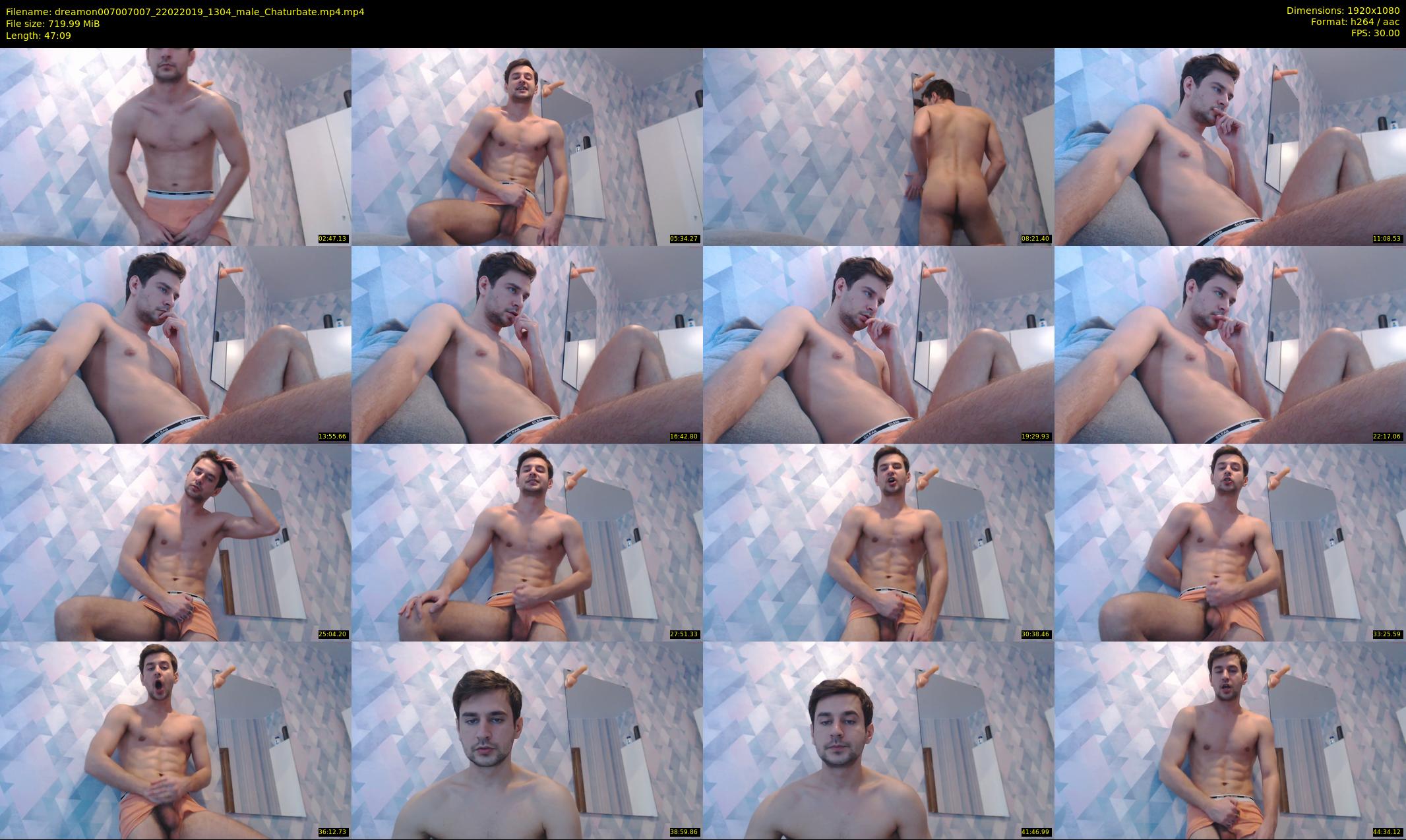 dreamon007007007 — 48 minute Chaturbate male cam show recording, 1080p, Feb 22, 2019