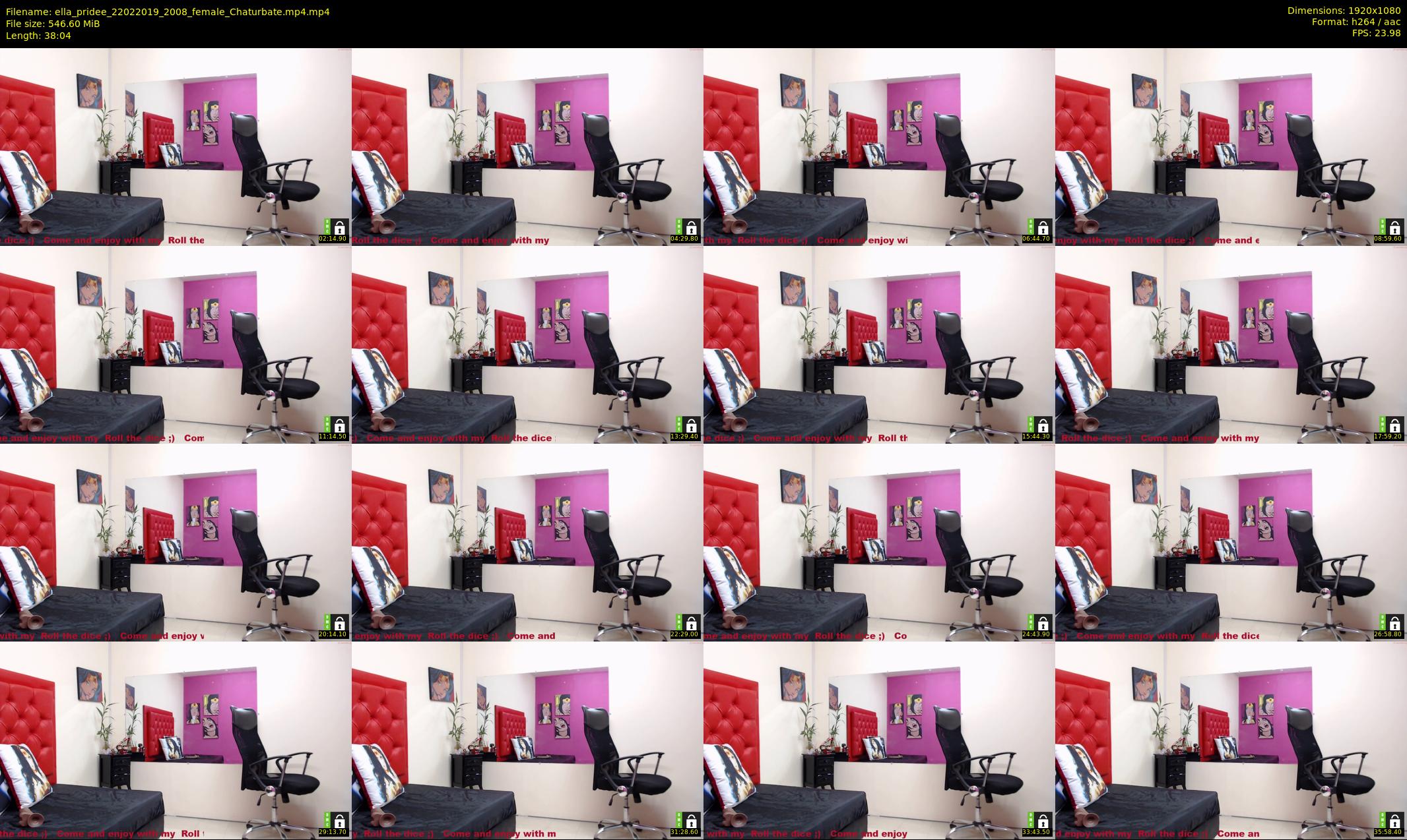 ella_pridee — 39 minute Chaturbate female cam show recording, 1080p, Feb 22, 2019