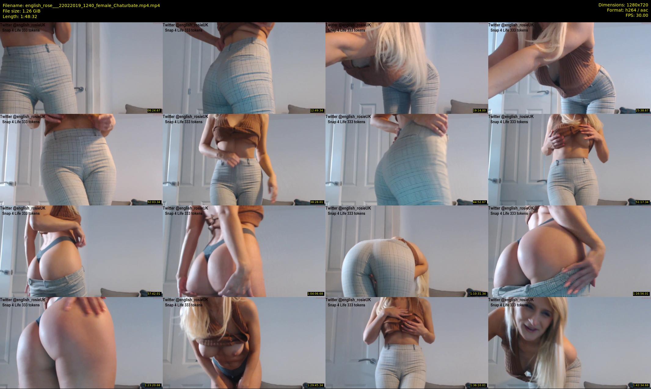 english_rose__ — 109 minute Chaturbate female cam show recording, 720p, Feb 22, 2019