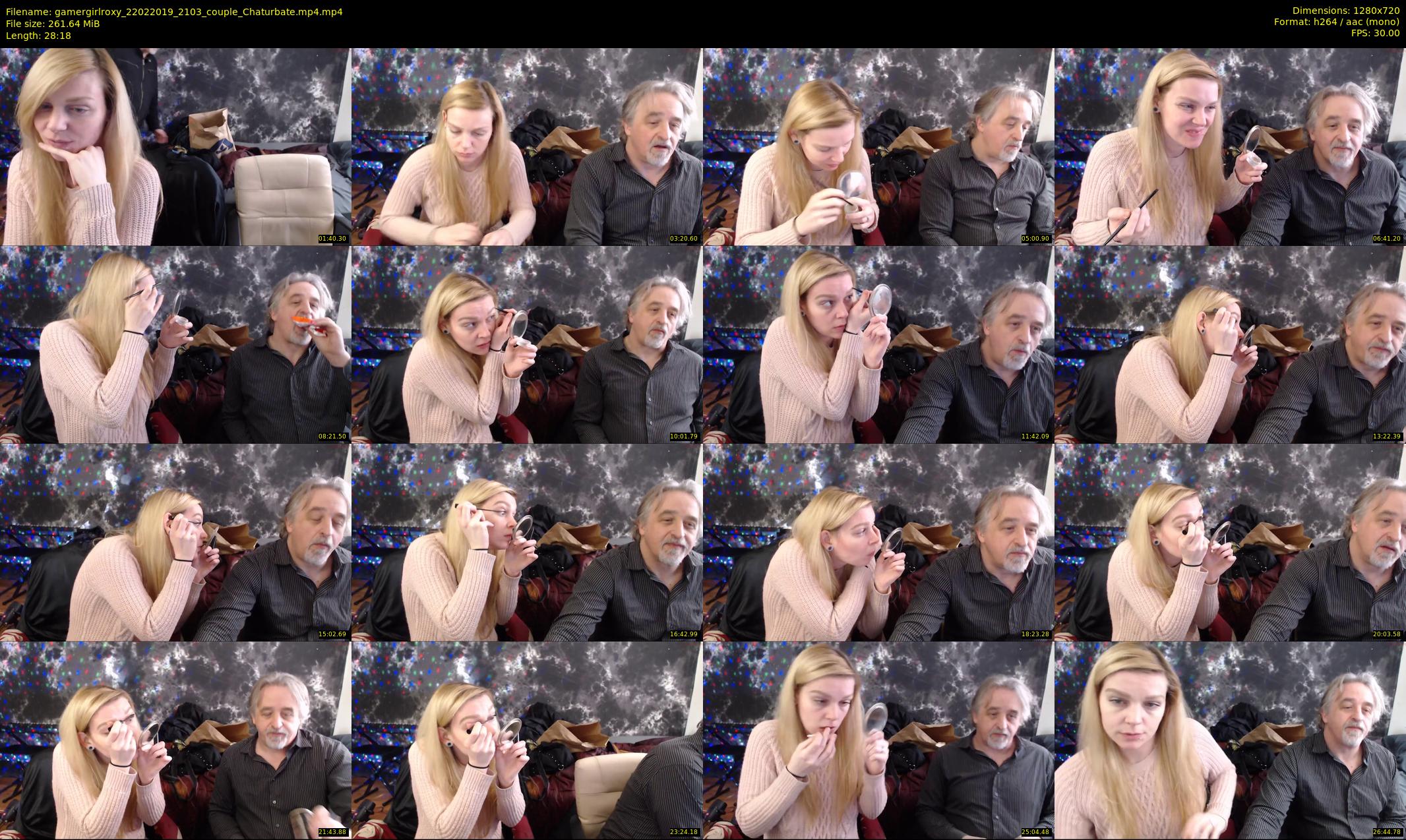gamergirlroxy — 29 minute Chaturbate couple cam show recording, 720p, Feb 22, 2019