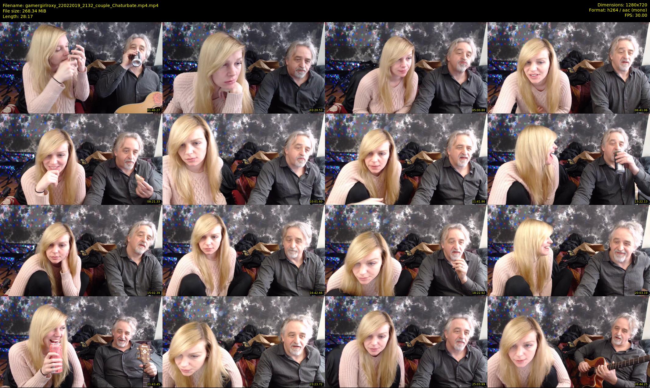 gamergirlroxy — 29 minute Chaturbate couple cam show recording, 720p, Feb 22, 2019