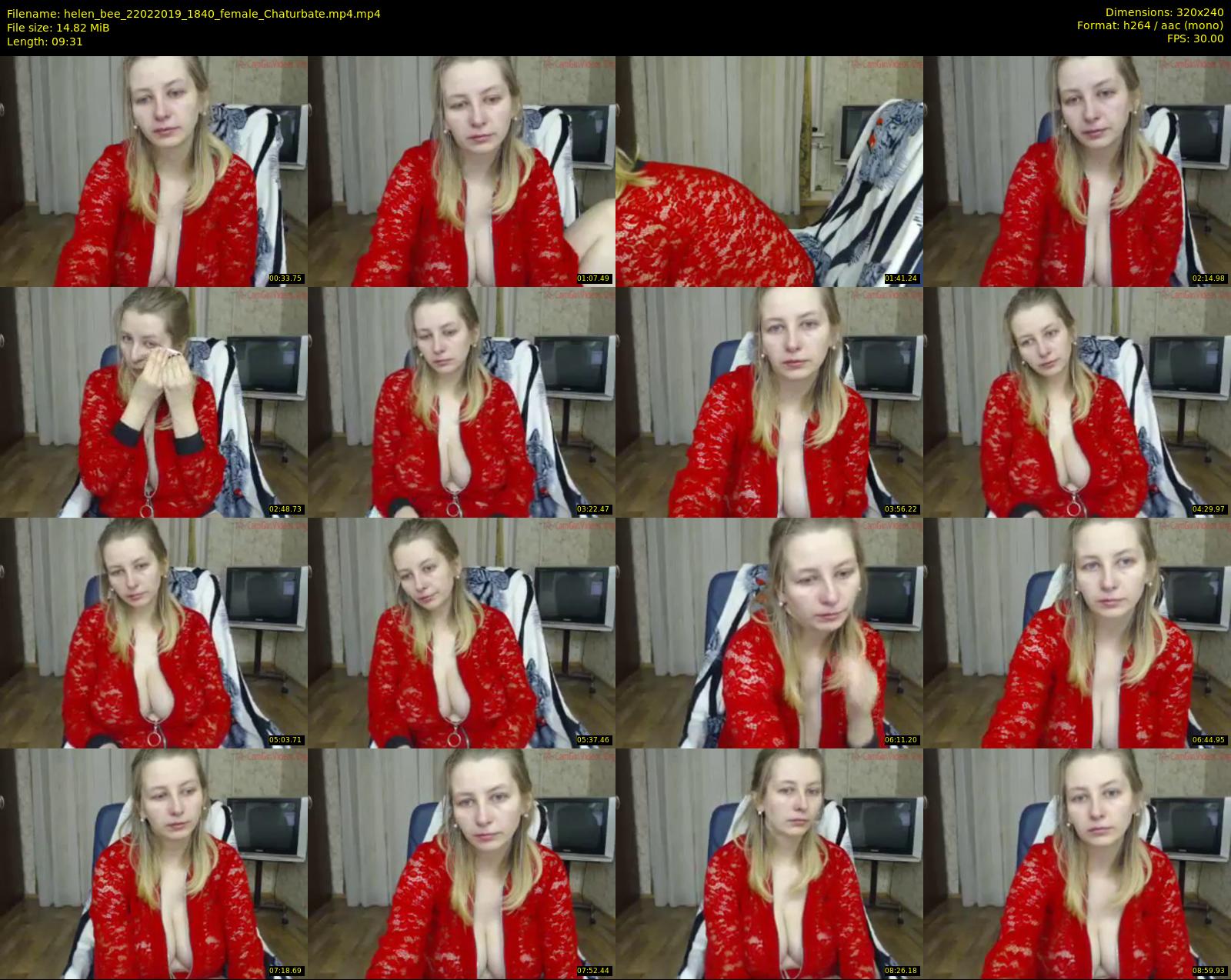helen_bee — 10 minute Chaturbate female cam show recording, SD, Feb 22, 2019