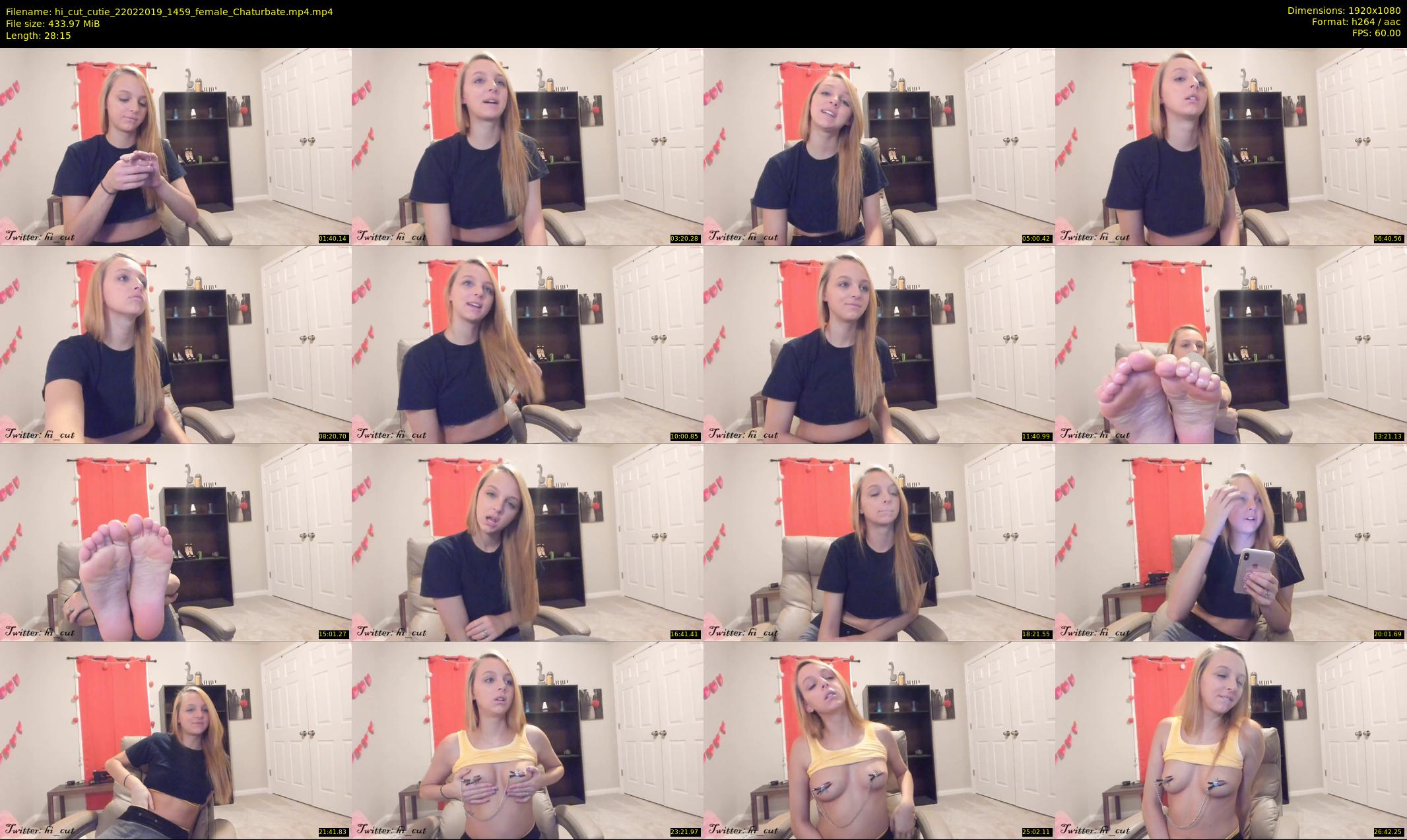 hi_cut_cutie — 29 minute Chaturbate female cam show recording, 1080p, Feb 22, 2019
