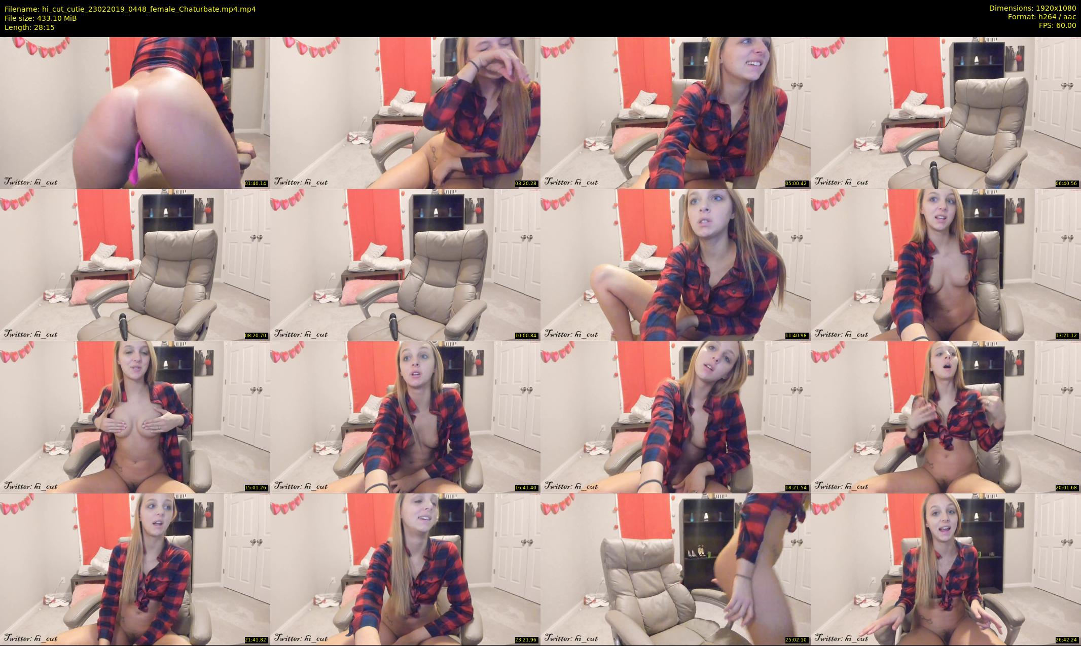hi_cut_cutie — 29 minute Chaturbate female cam show recording, 1080p, Feb 23, 2019