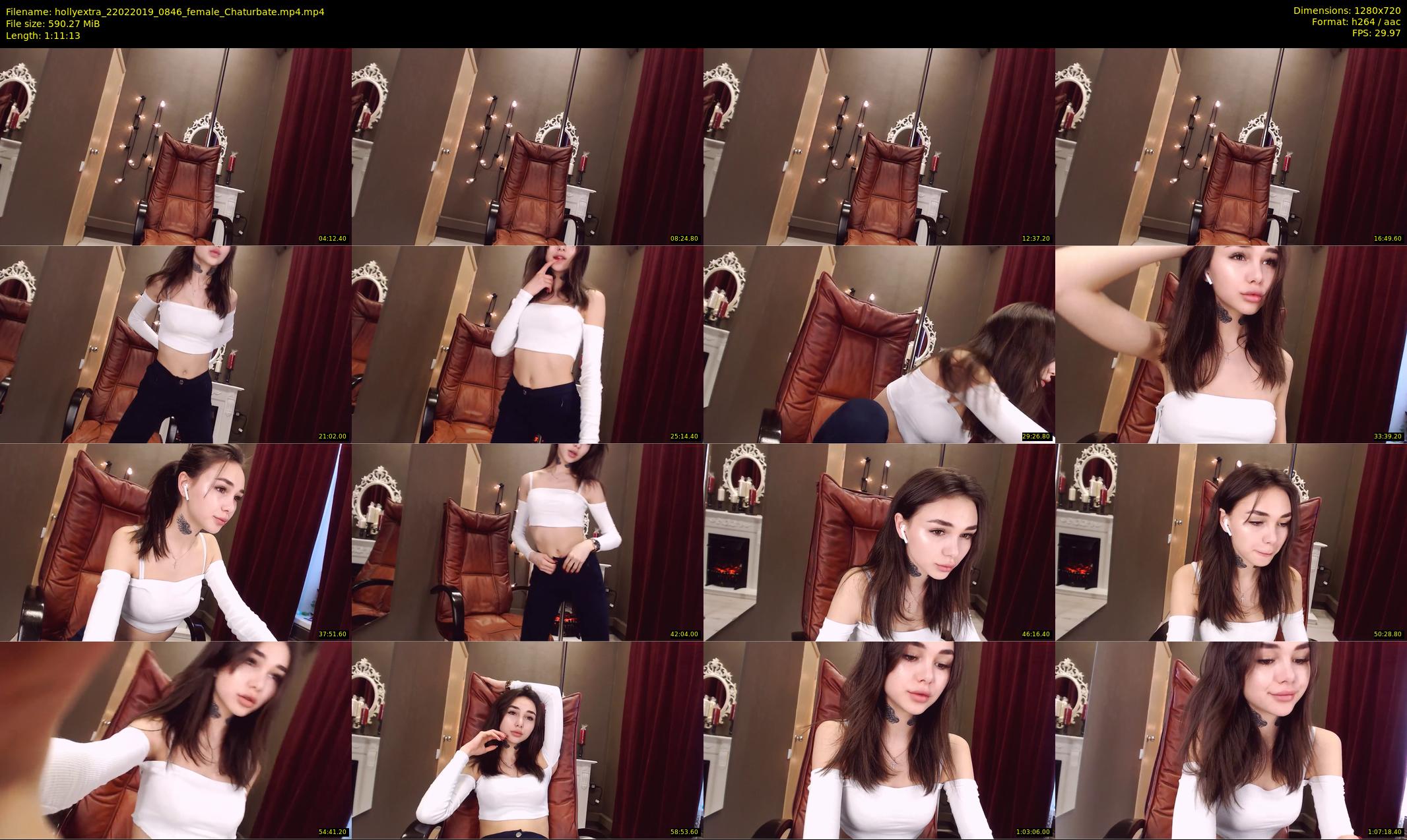 hollyextra — 72 minute Chaturbate female cam show recording, 720p, Feb 22, 2019