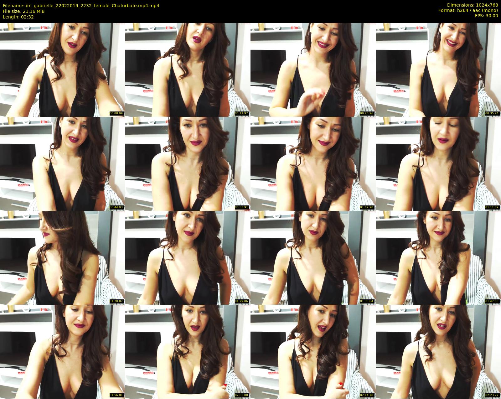im_gabrielle — 3 minute Chaturbate female cam show recording, 720p, Feb 22, 2019