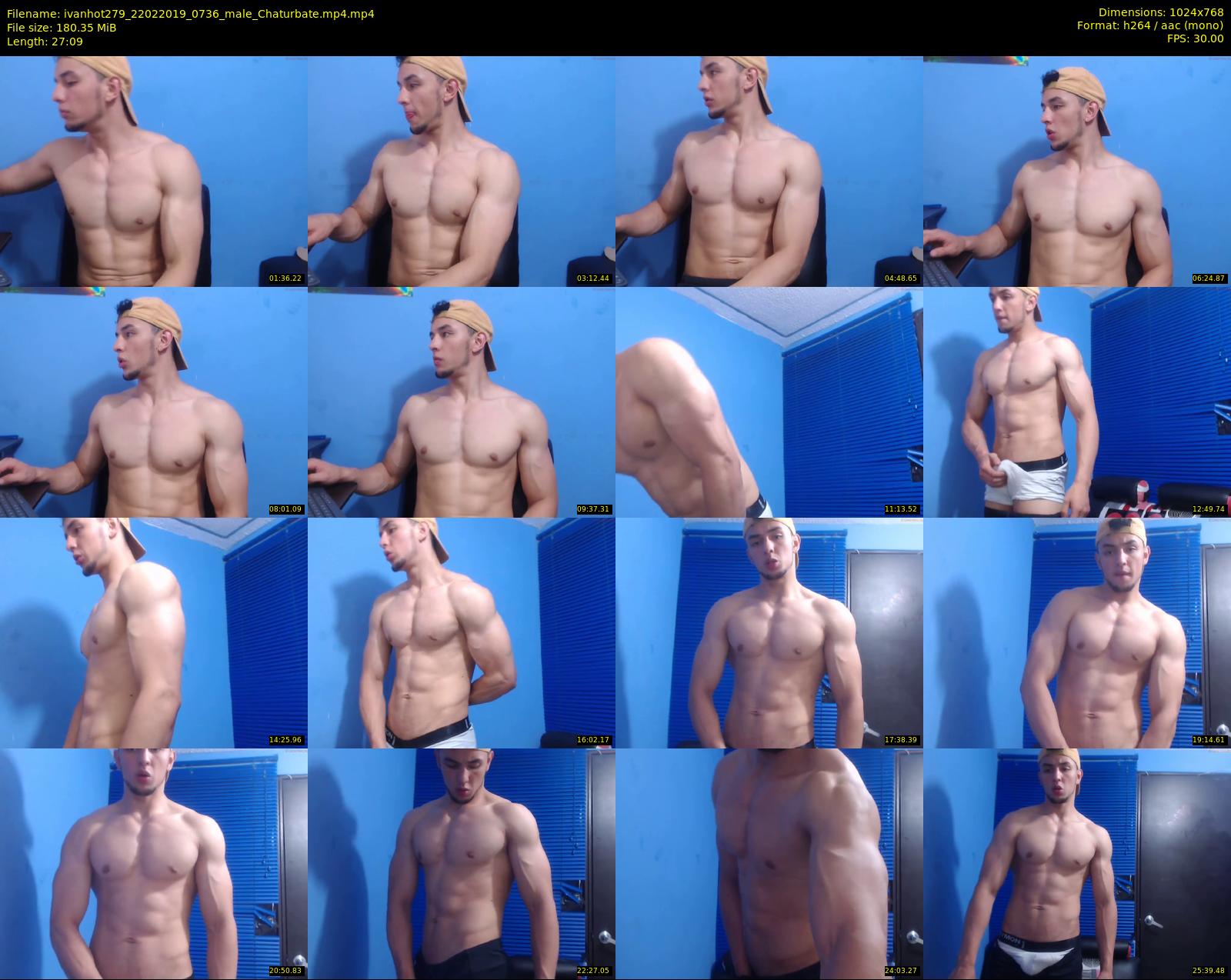 ivanhot279 — 28 minute Chaturbate male cam show recording, 720p, Feb 22, 2019