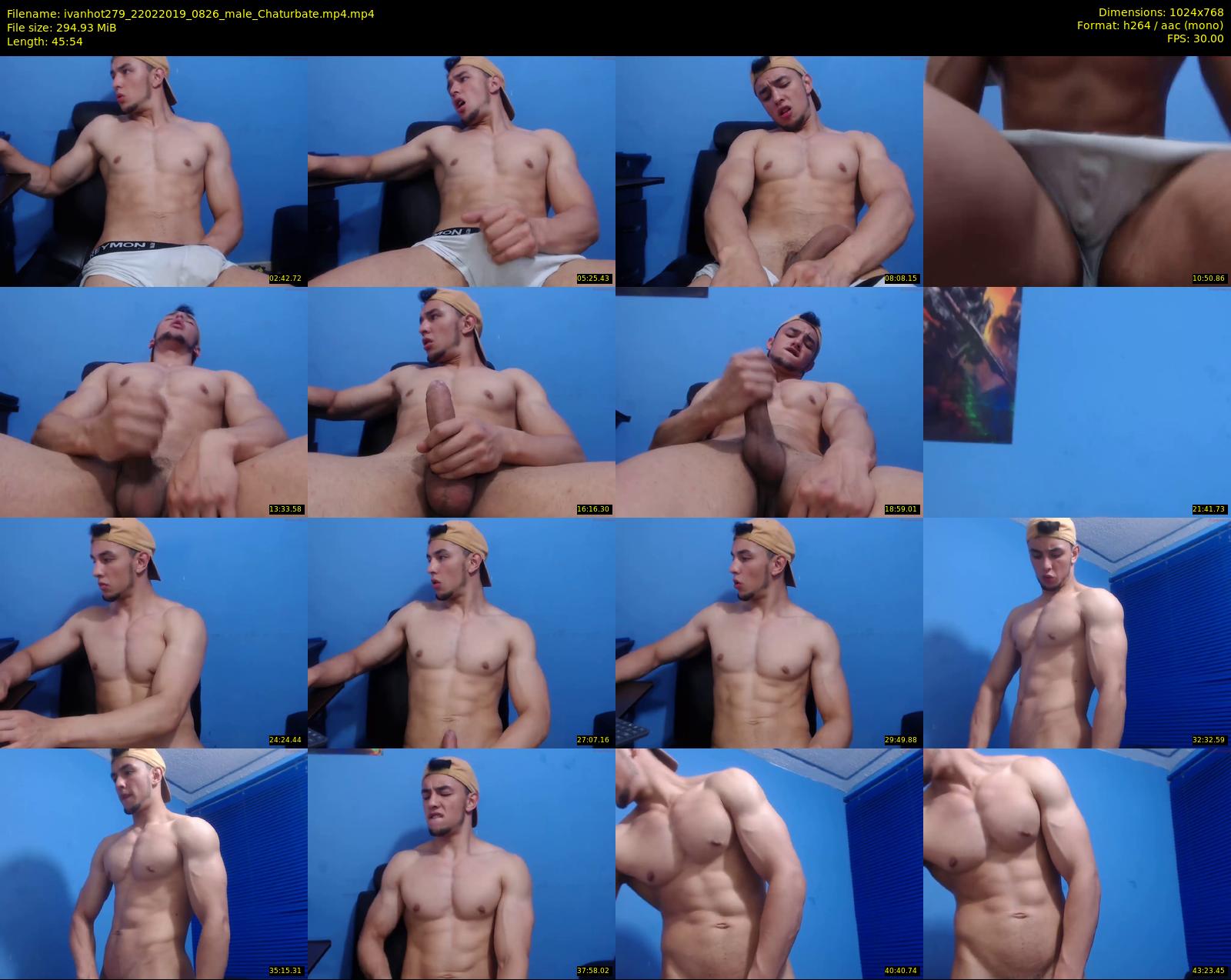 ivanhot279 — 46 minute Chaturbate male cam show recording, 720p, Feb 22, 2019