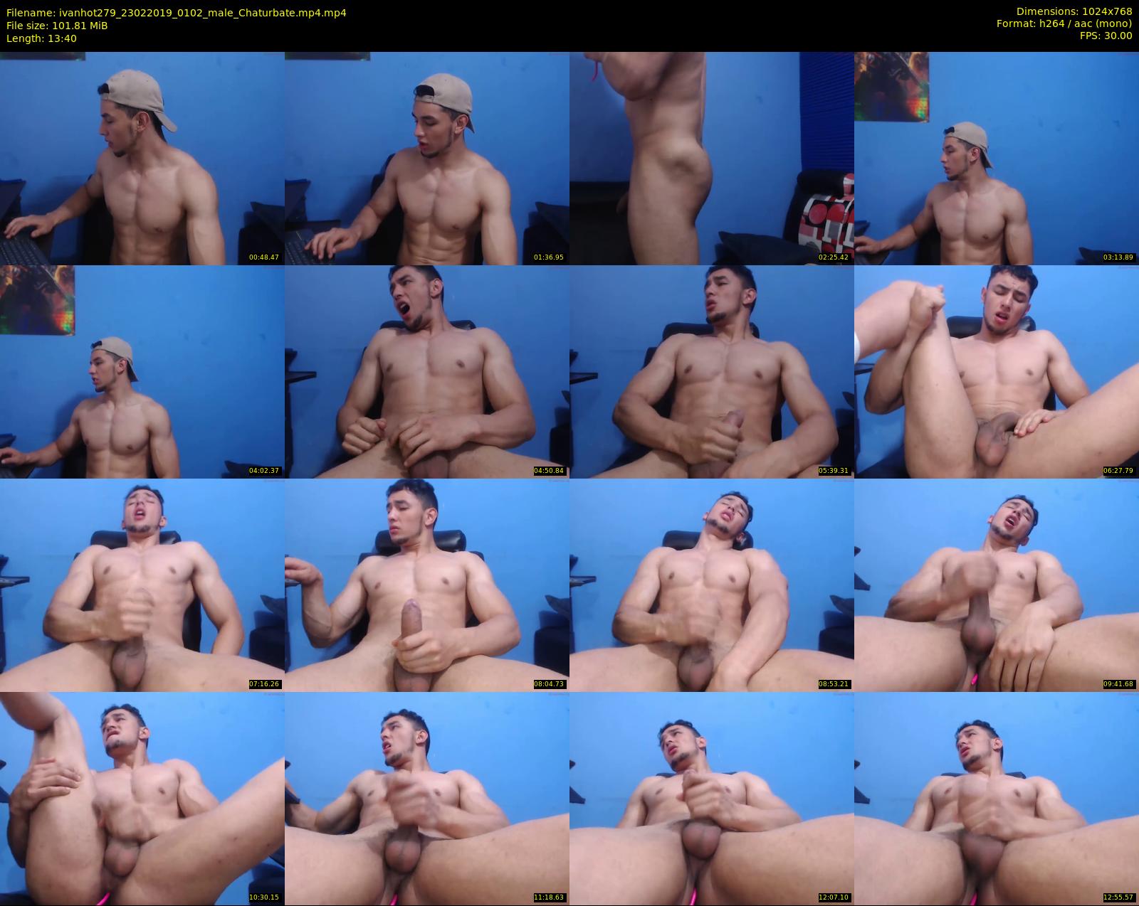 ivanhot279 — 14 minute Chaturbate male cam show recording, 720p, Feb 23, 2019