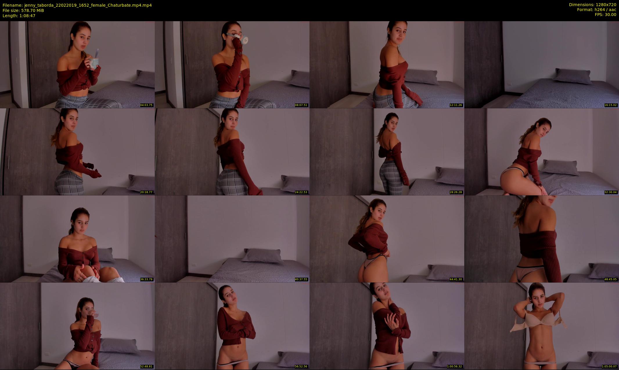jenny_taborda — 69 minute Chaturbate female cam show recording, 720p, Feb 22, 2019