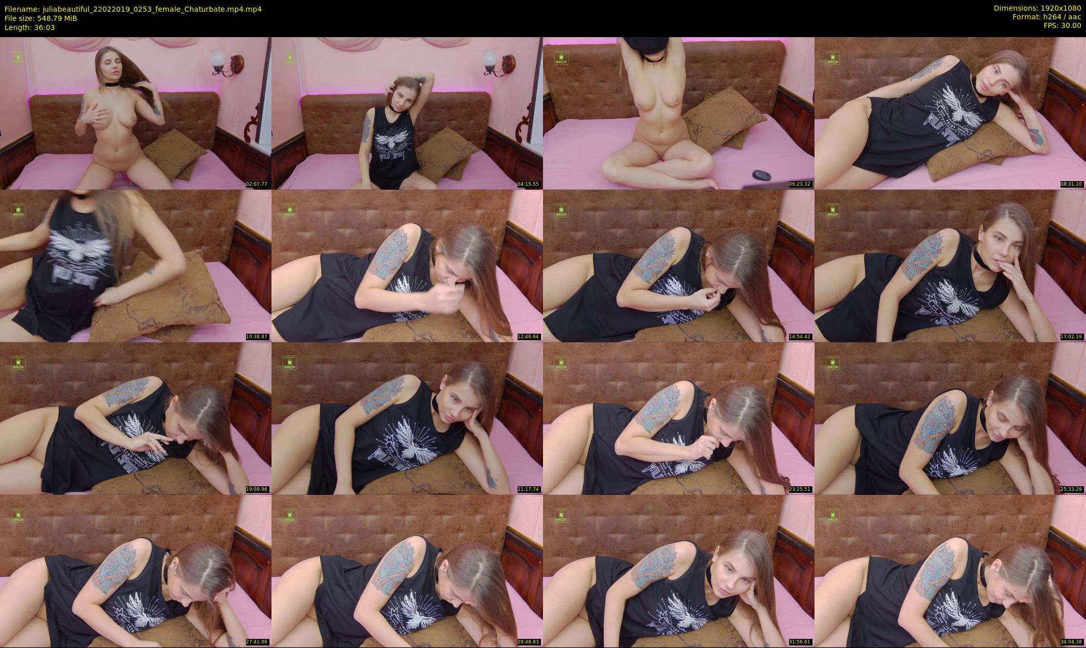juliabeautiful — 37 minute Chaturbate female cam show recording, 1080p, Feb 22, 2019