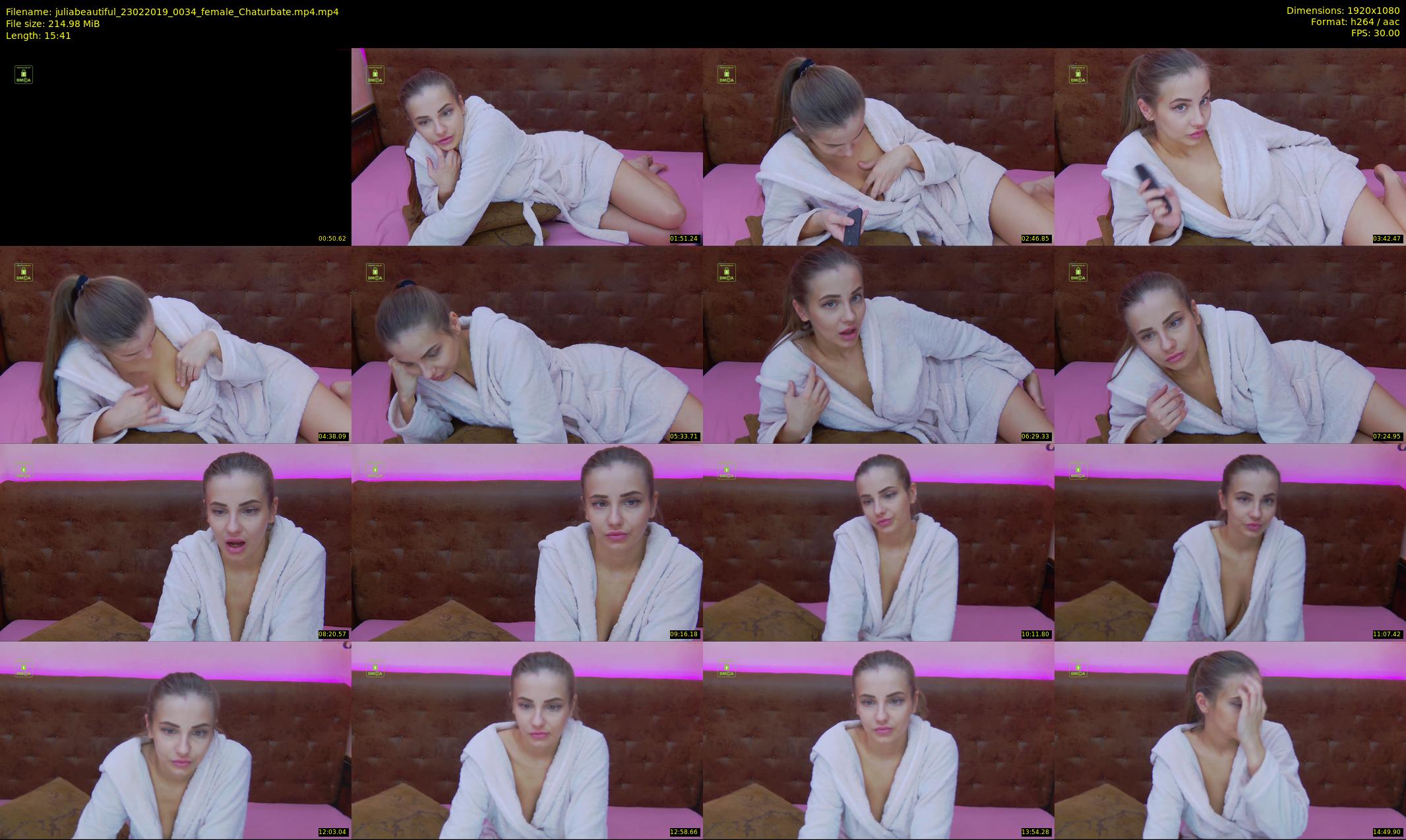 juliabeautiful — 16 minute Chaturbate female cam show recording, 1080p, Feb 23, 2019