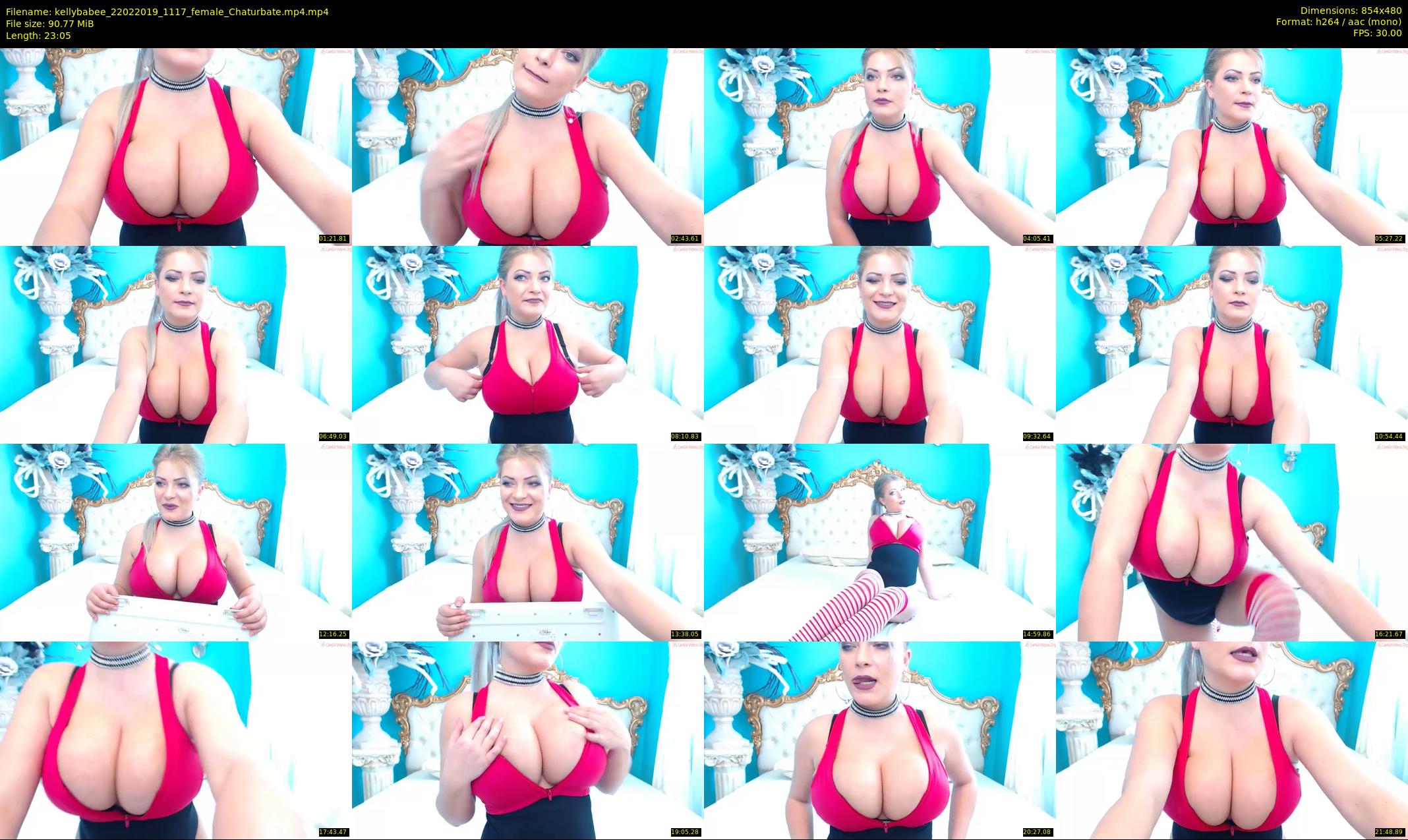 kellybabee — 24 minute Chaturbate female cam show recording, 480p, Feb 22, 2019