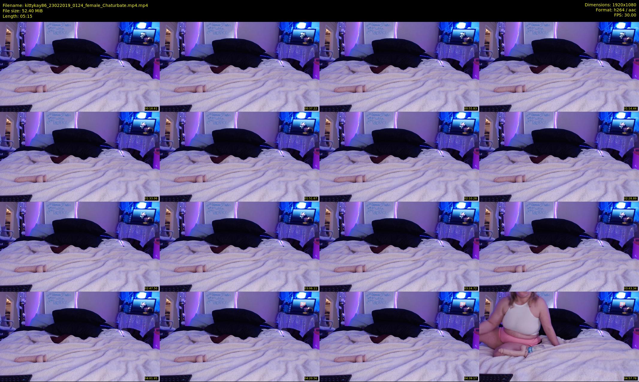 kittykay86 — 6 minute Chaturbate female cam show recording, 1080p, Feb 23, 2019