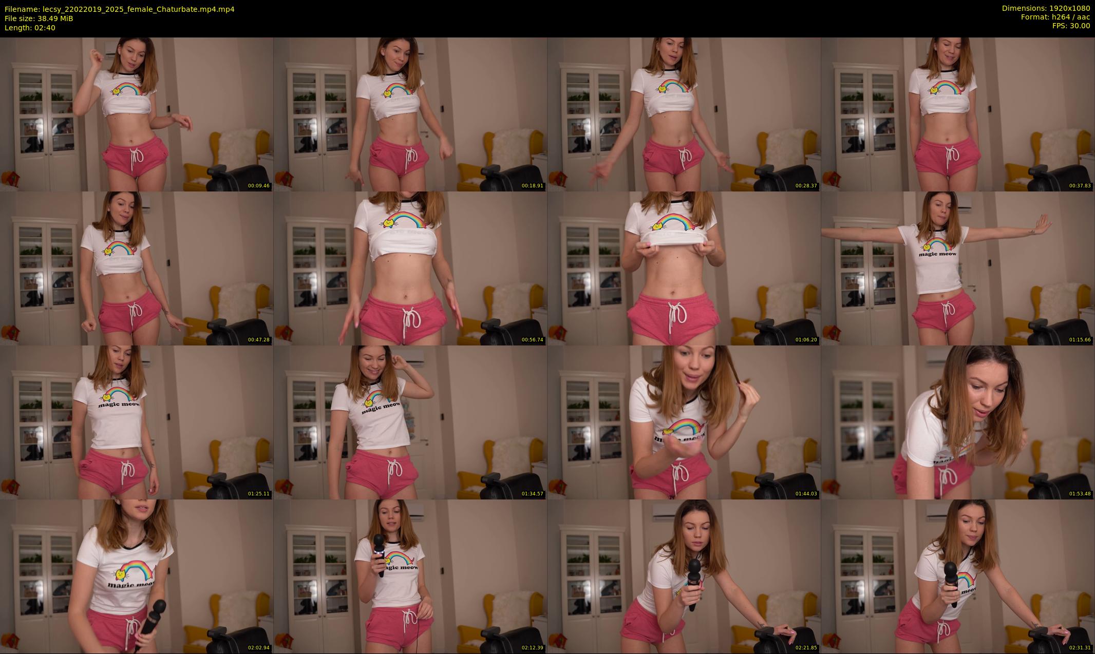 lecsy — 3 minute Chaturbate female cam show recording, 1080p, Feb 22, 2019
