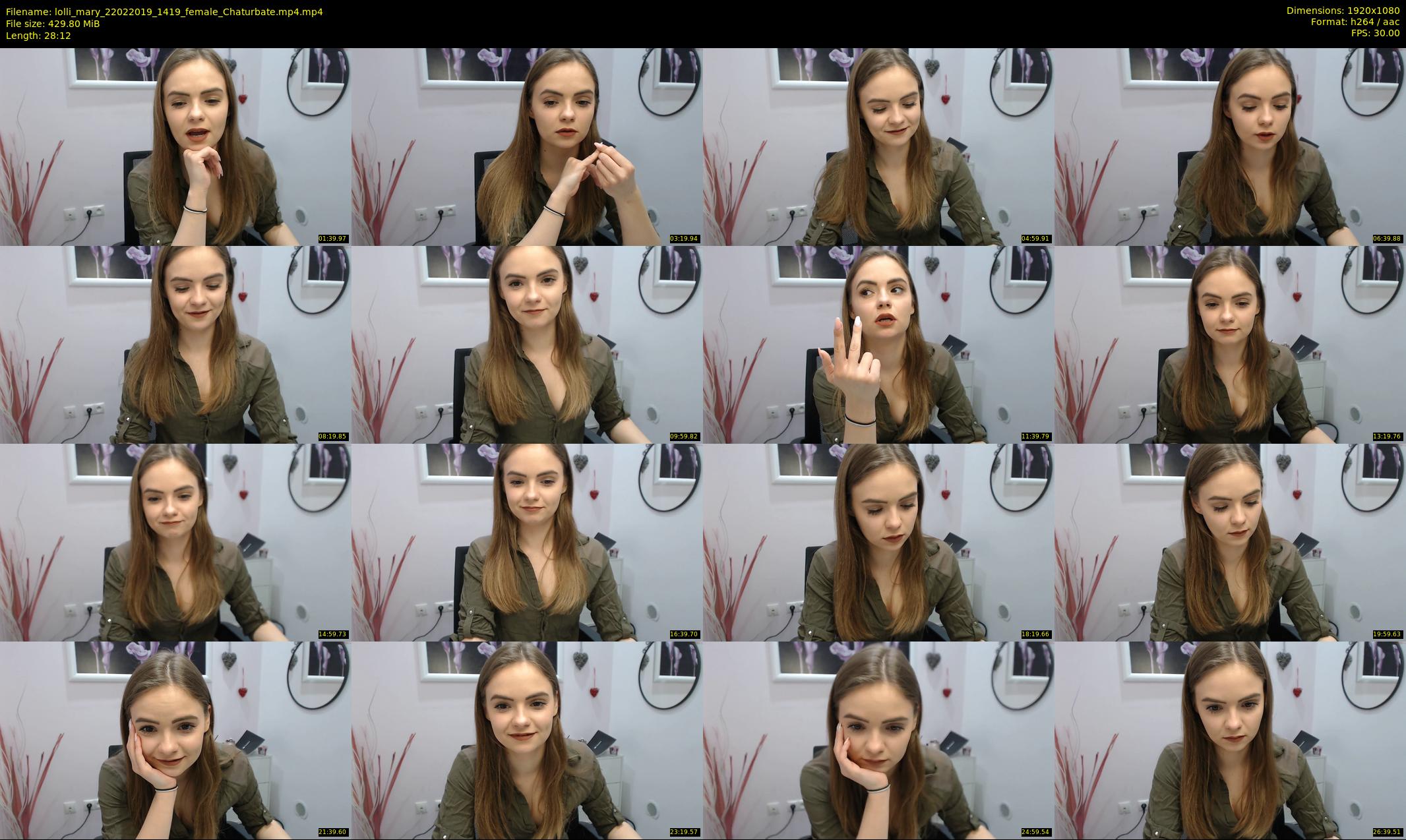 lolli_mary — 29 minute Chaturbate female cam show recording, 1080p, Feb 22, 2019