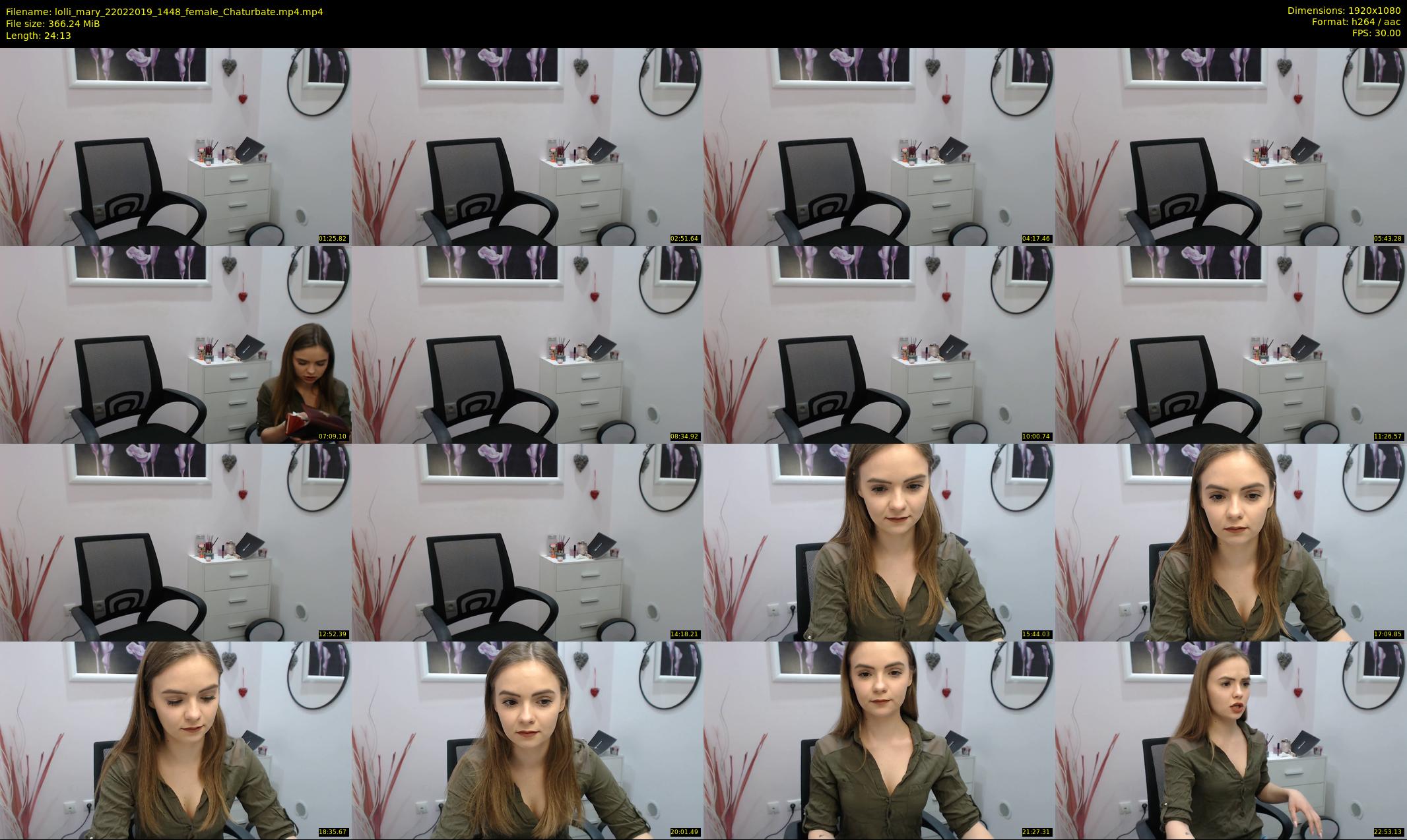 lolli_mary — 25 minute Chaturbate female cam show recording, 1080p, Feb 22, 2019