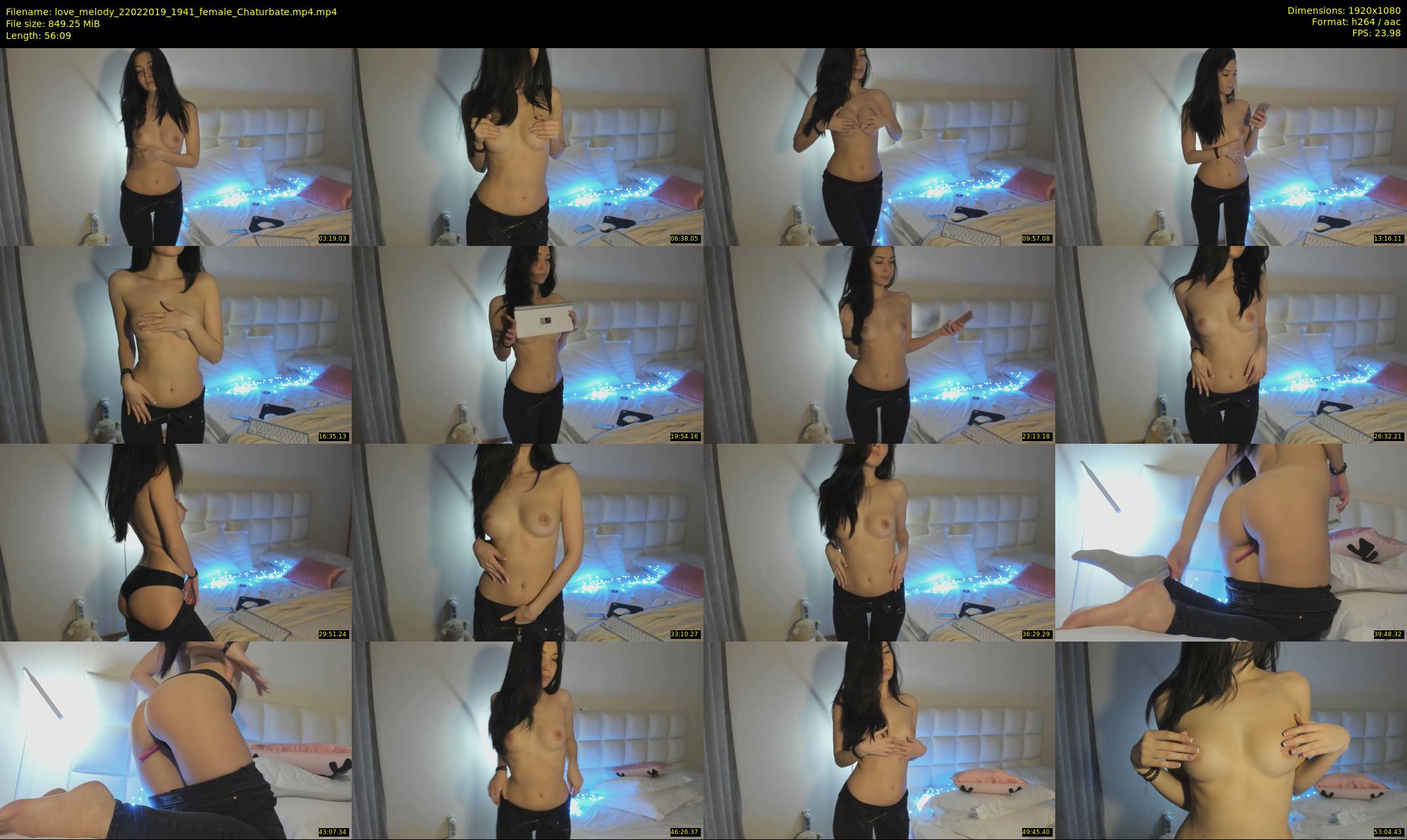 love_melody — 57 minute Chaturbate female cam show recording, 1080p, Feb 22, 2019