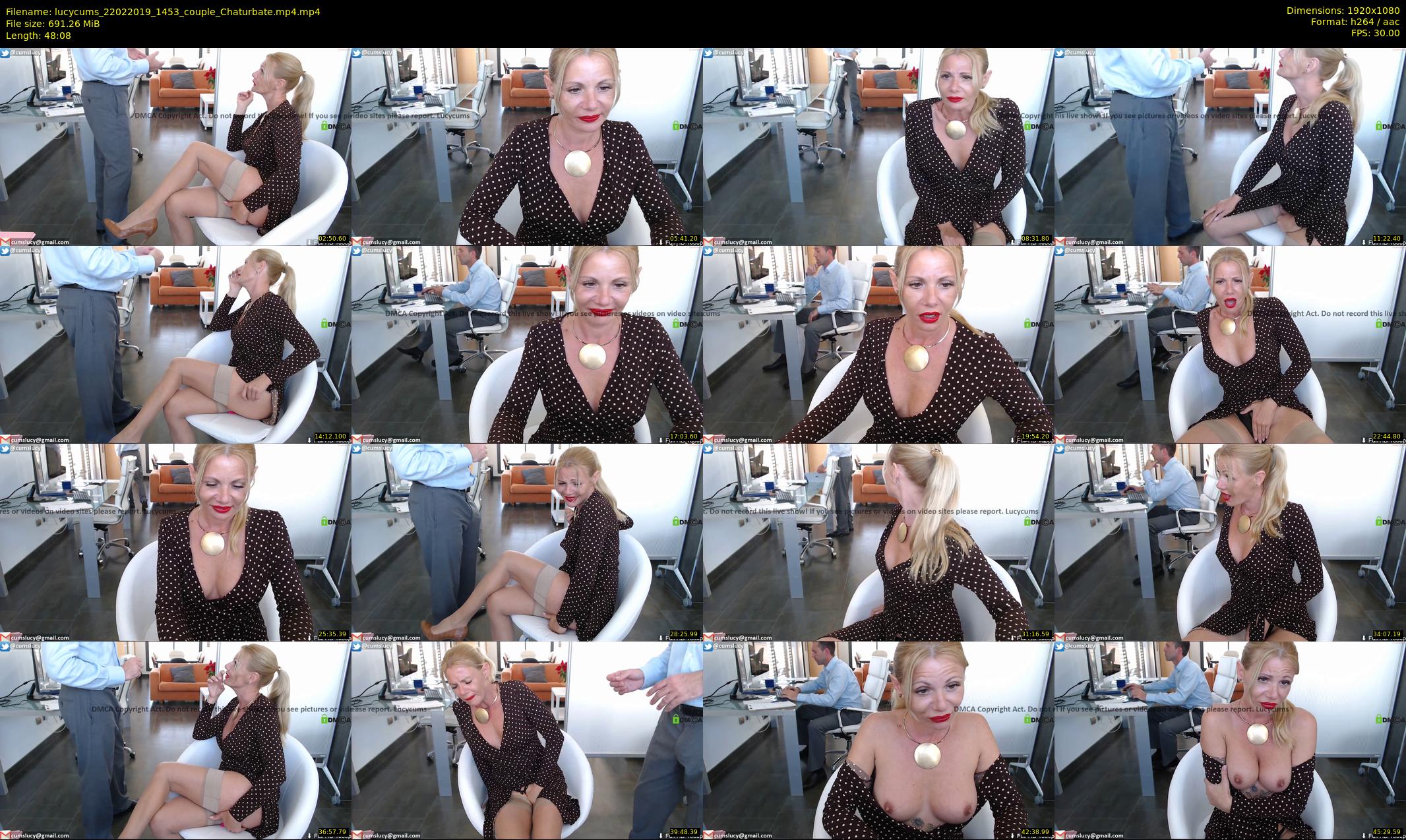 lucycums — 49 minute Chaturbate couple cam show recording, 1080p, Feb 22, 2019