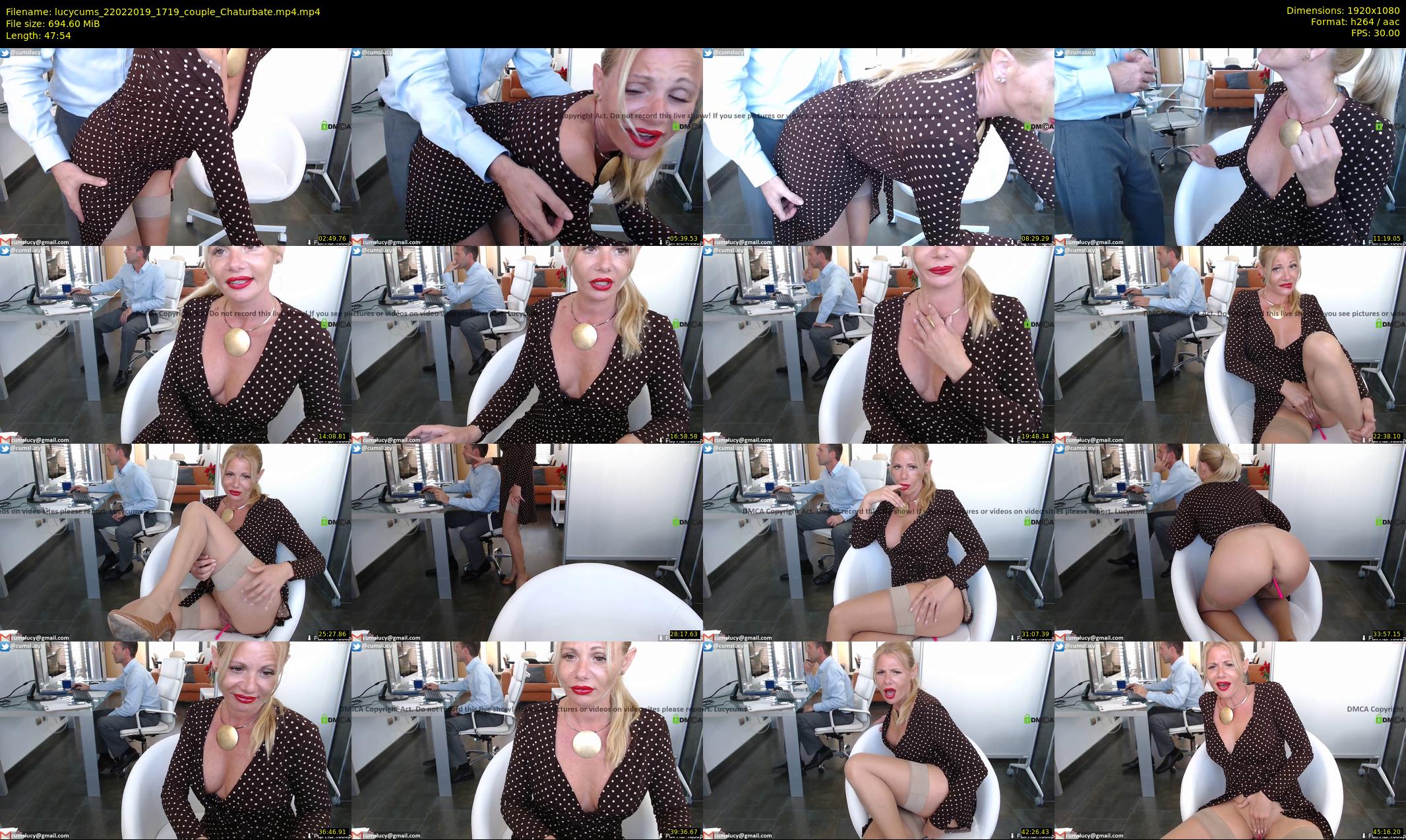 lucycums — 48 minute Chaturbate couple cam show recording, 1080p, Feb 22, 2019