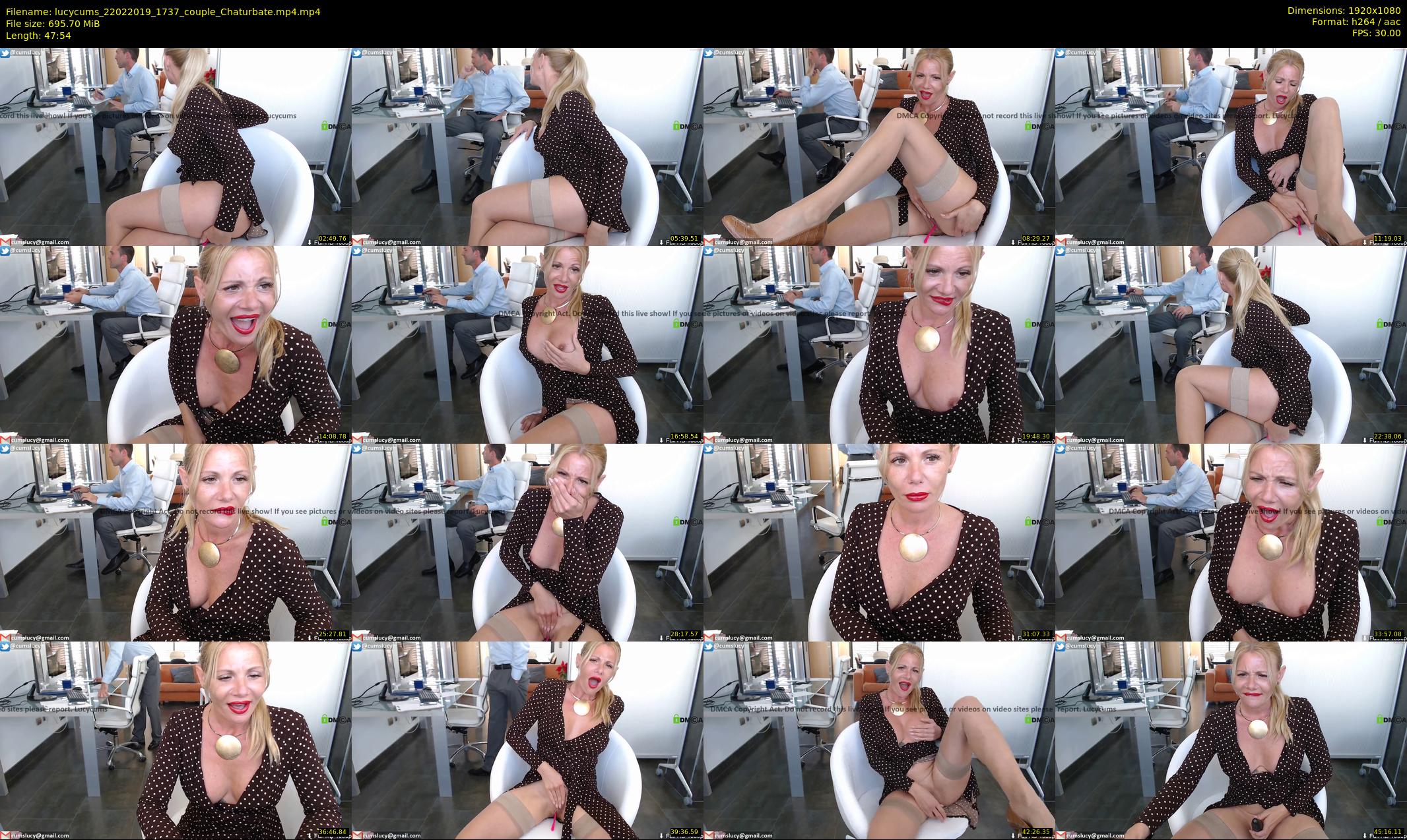 lucycums — 48 minute Chaturbate couple cam show recording, 1080p, Feb 22, 2019