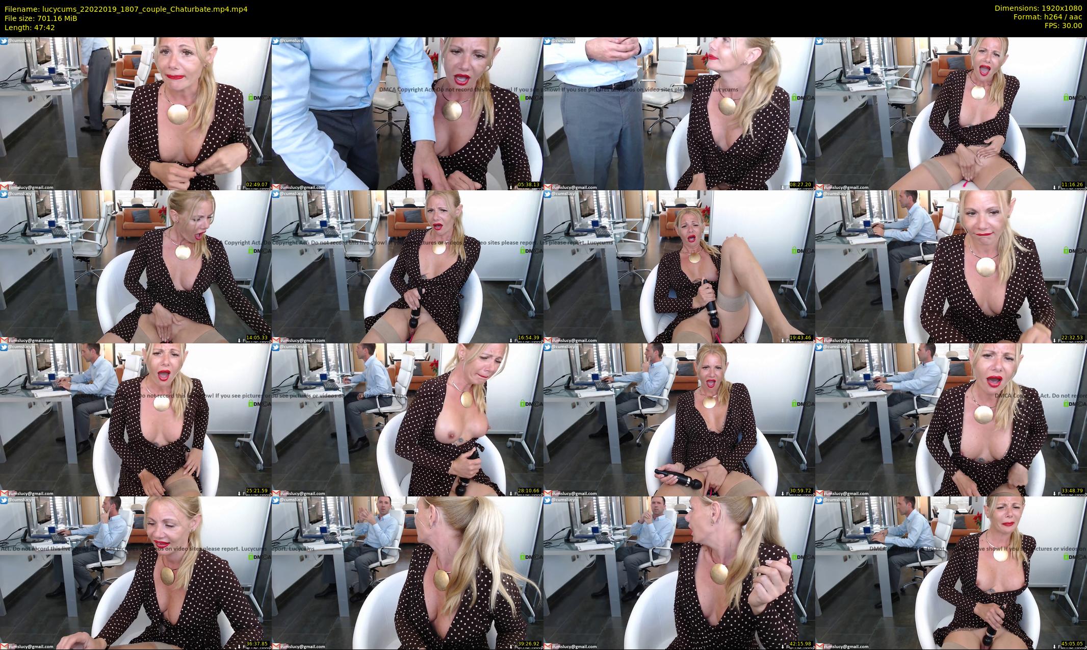 lucycums — 48 minute Chaturbate couple cam show recording, 1080p, Feb 22, 2019