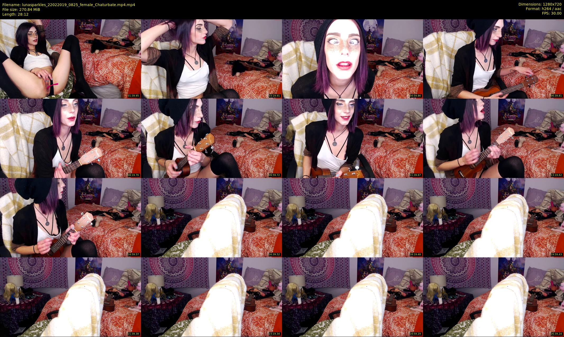 lunasparkles — 29 minute Chaturbate female cam show recording, 720p, Feb 22, 2019