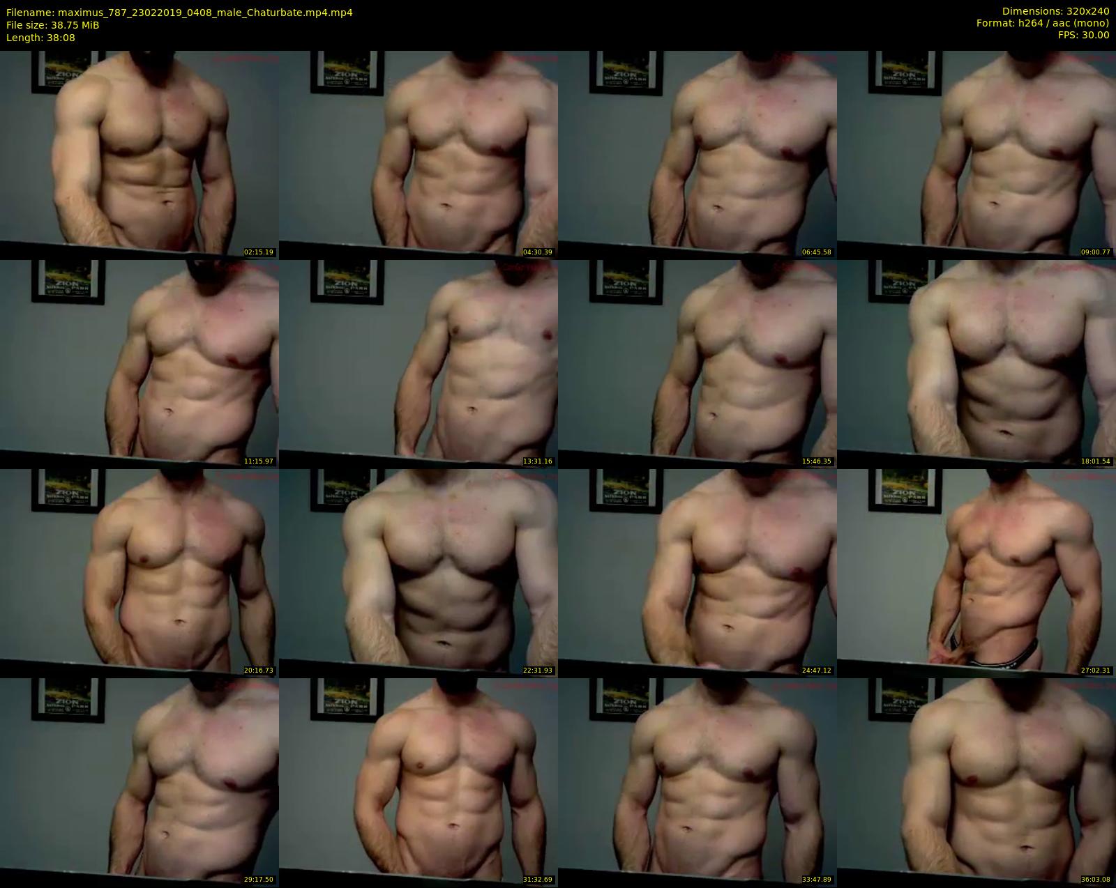maximus_787 — 39 minute Chaturbate male cam show recording, SD, Feb 23, 2019
