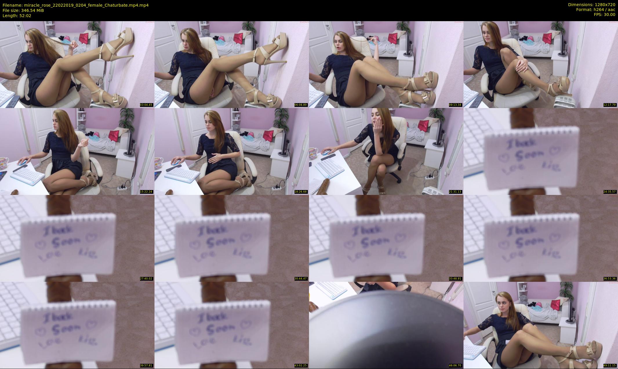 miracle_rose — 53 minute Chaturbate female cam show recording, 720p, Feb 22, 2019