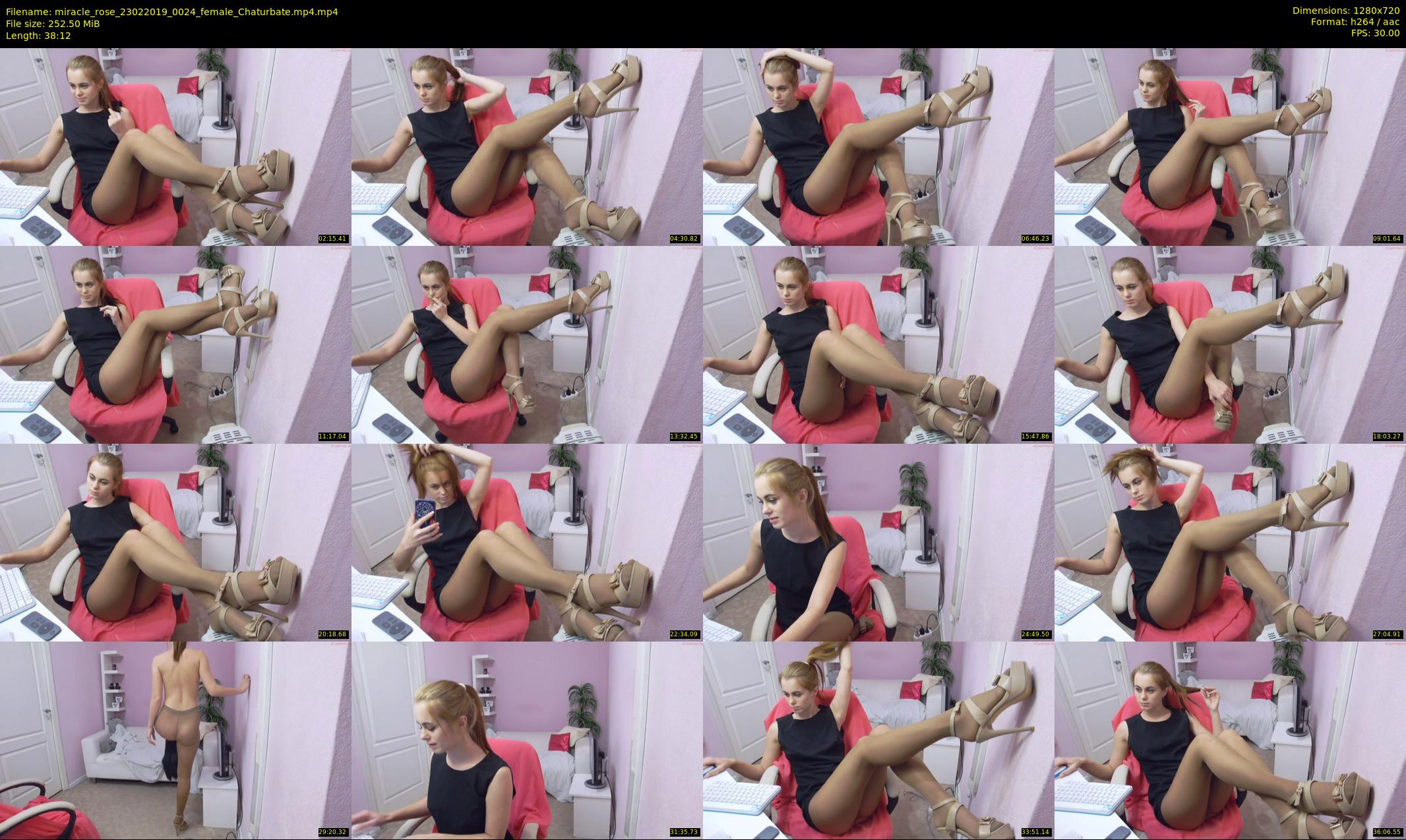 miracle_rose — 39 minute Chaturbate female cam show recording, 720p, Feb 23, 2019