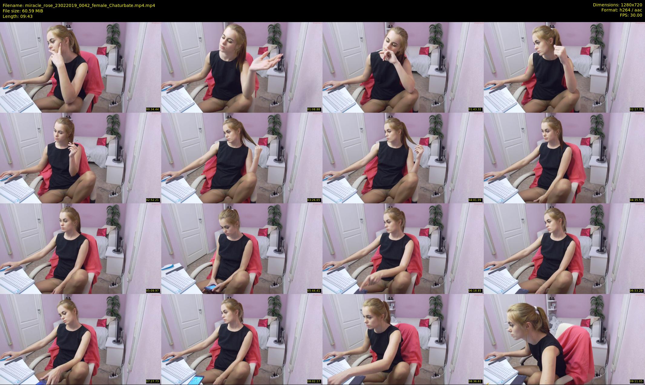 miracle_rose — 10 minute Chaturbate female cam show recording, 720p, Feb 23, 2019