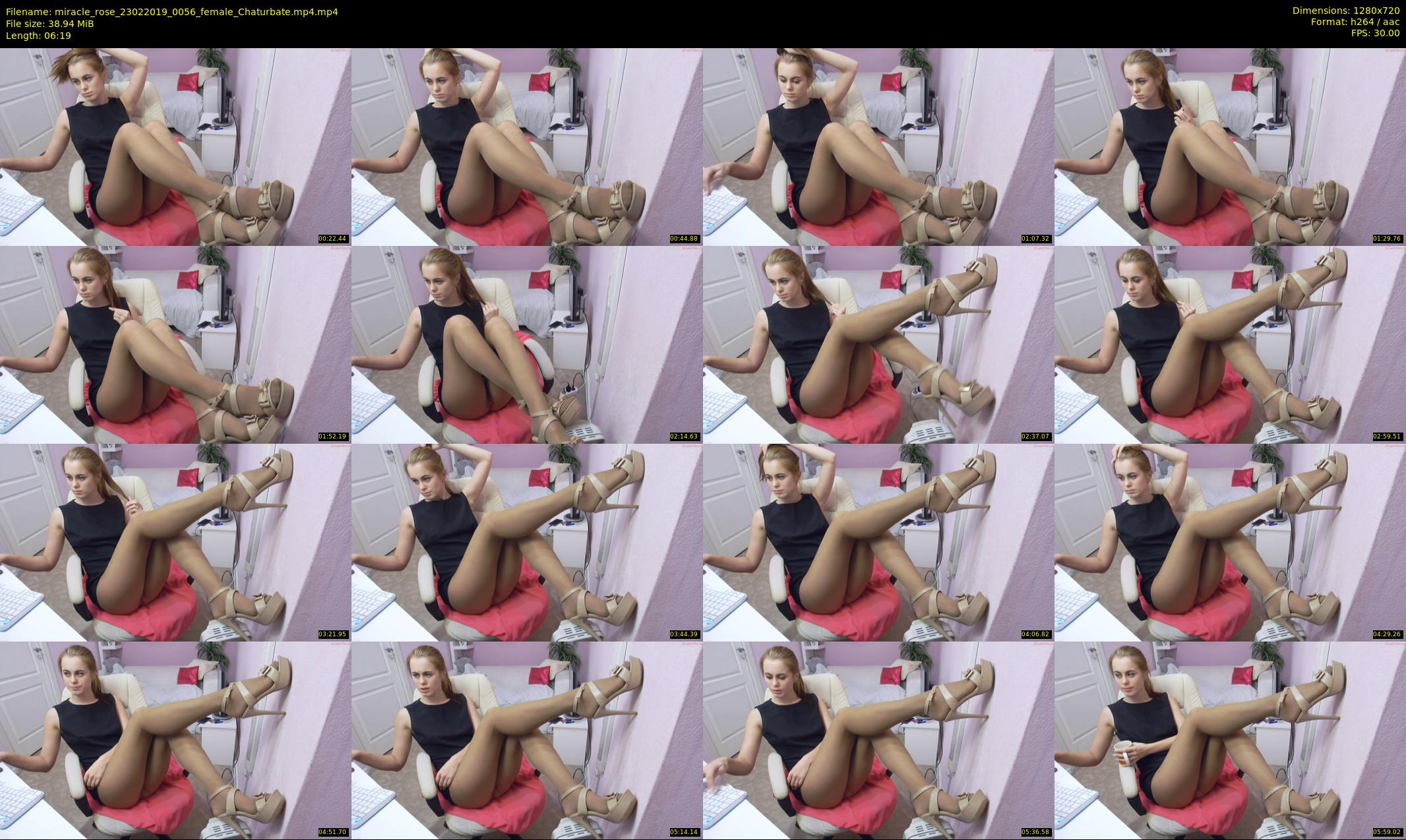 miracle_rose — 7 minute Chaturbate female cam show recording, 720p, Feb 23, 2019