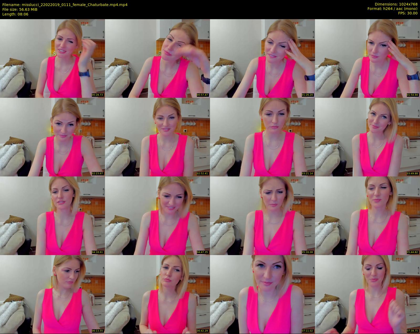 misslucci — 9 minute Chaturbate female cam show recording, 720p, Feb 22, 2019