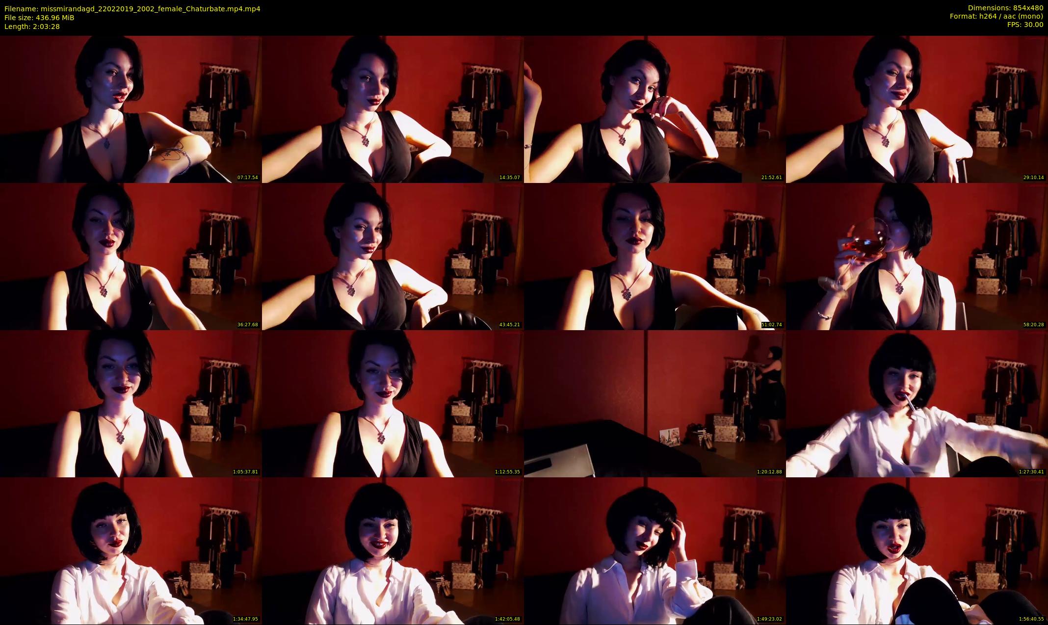 missmirandagd — 124 minute Chaturbate female cam show recording, 480p, Feb 22, 2019