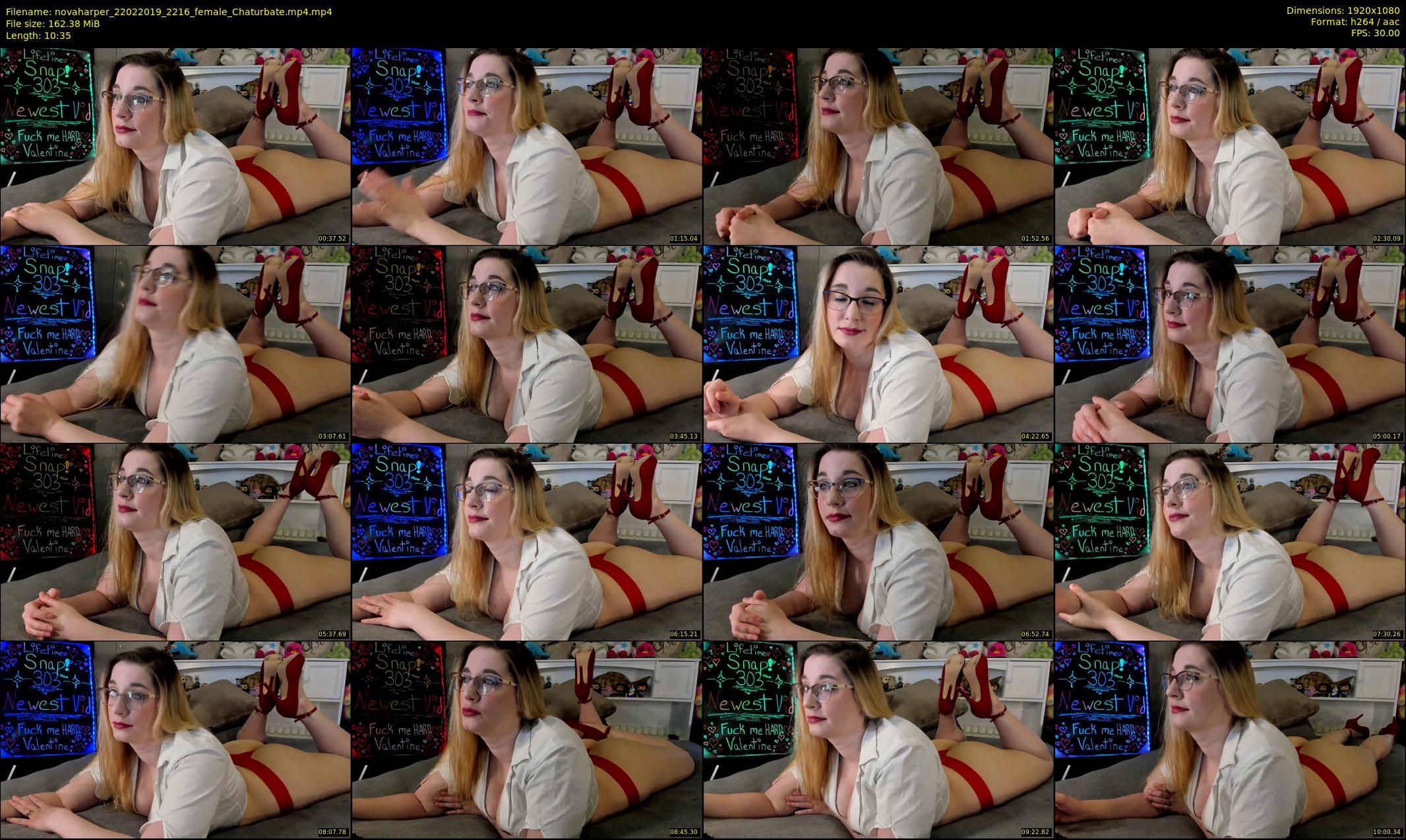 novaharper — 11 minute Chaturbate female cam show recording, 1080p, Feb 22, 2019