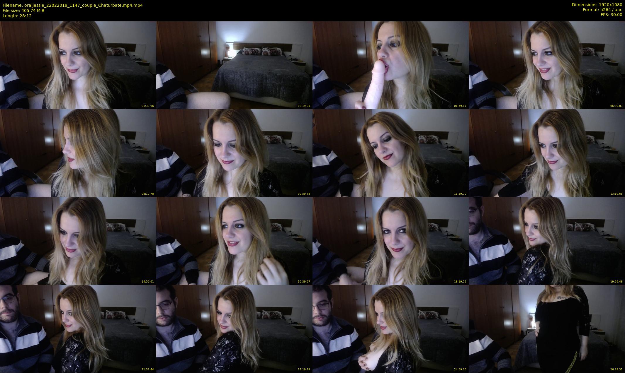 oraljessie — 29 minute Chaturbate couple cam show recording, 1080p, Feb 22, 2019