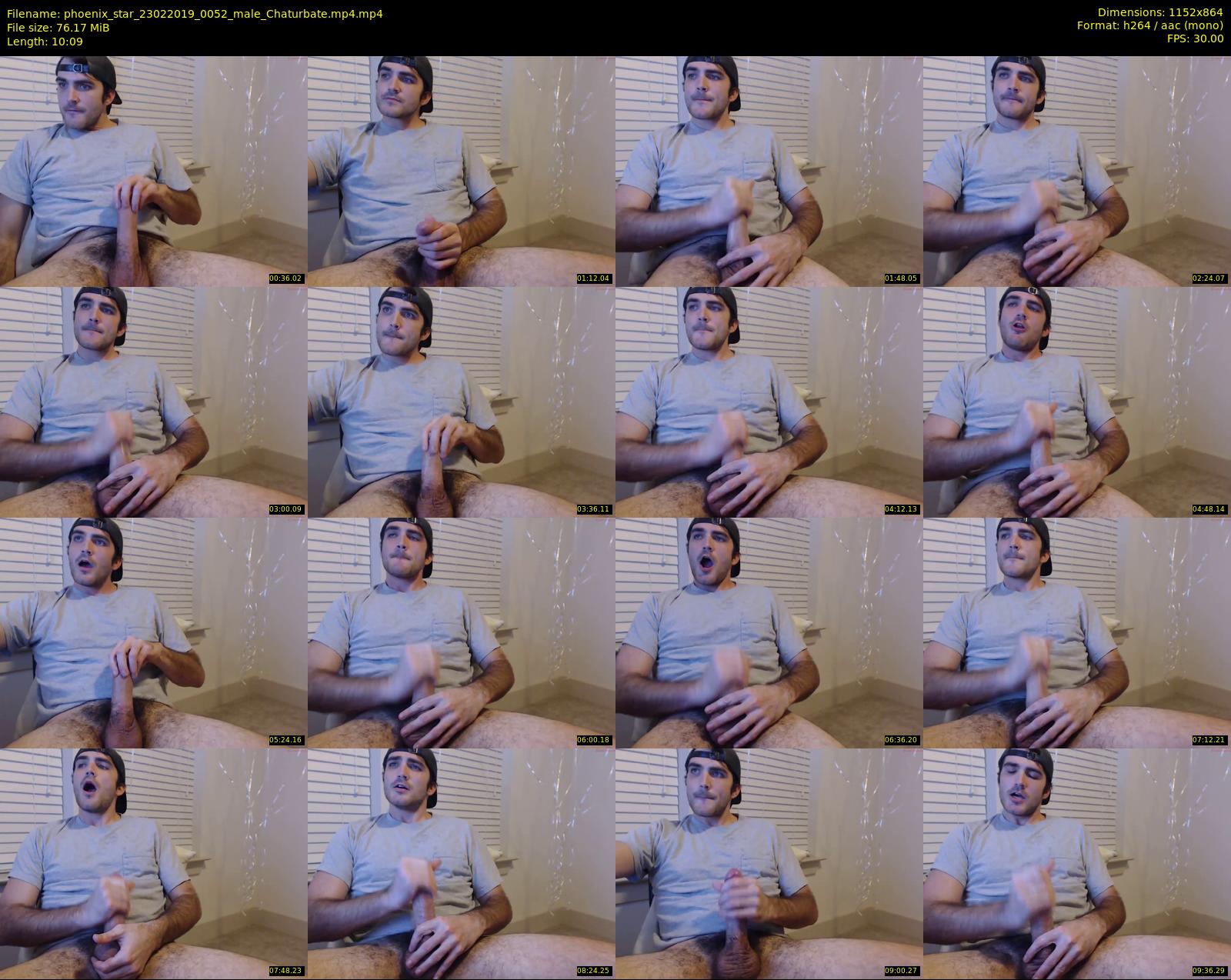 phoenix_star — 11 minute Chaturbate male cam show recording, 720p, Feb 23, 2019